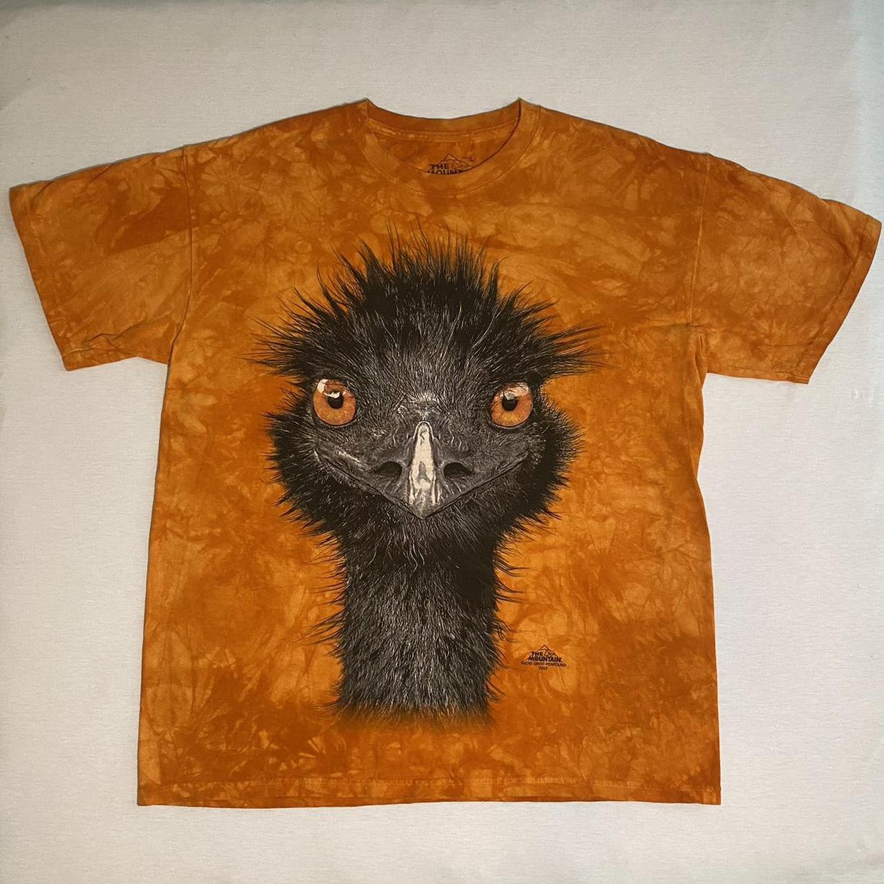 The Mountain Emu Graphic Tie Dye T Shirt Mens Size