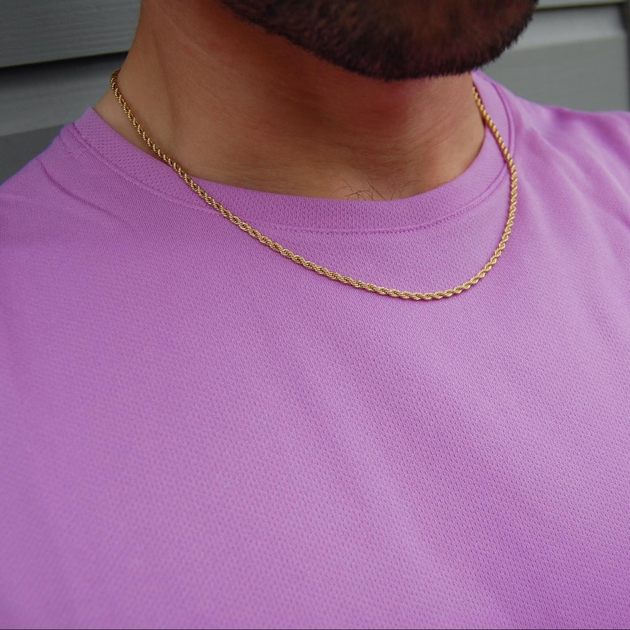 Stainless Steel Gold Rope Chain Men’s women’s gold... Depop