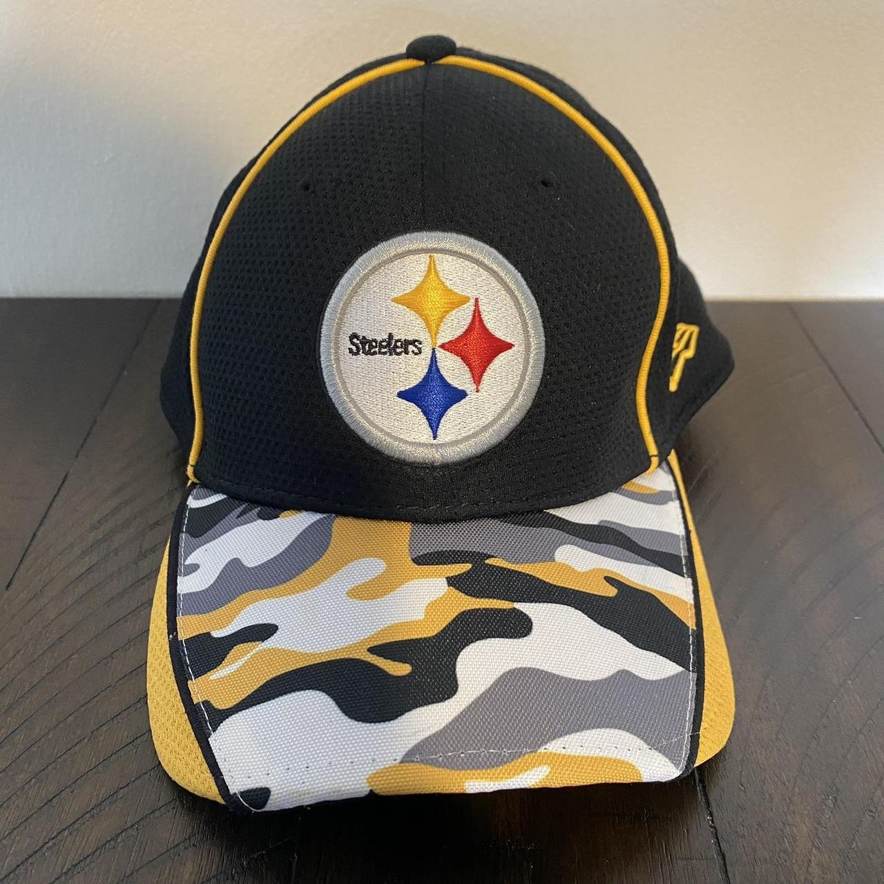 Steelers hat by New Era 39 Thirty. Camo print bill. - Depop