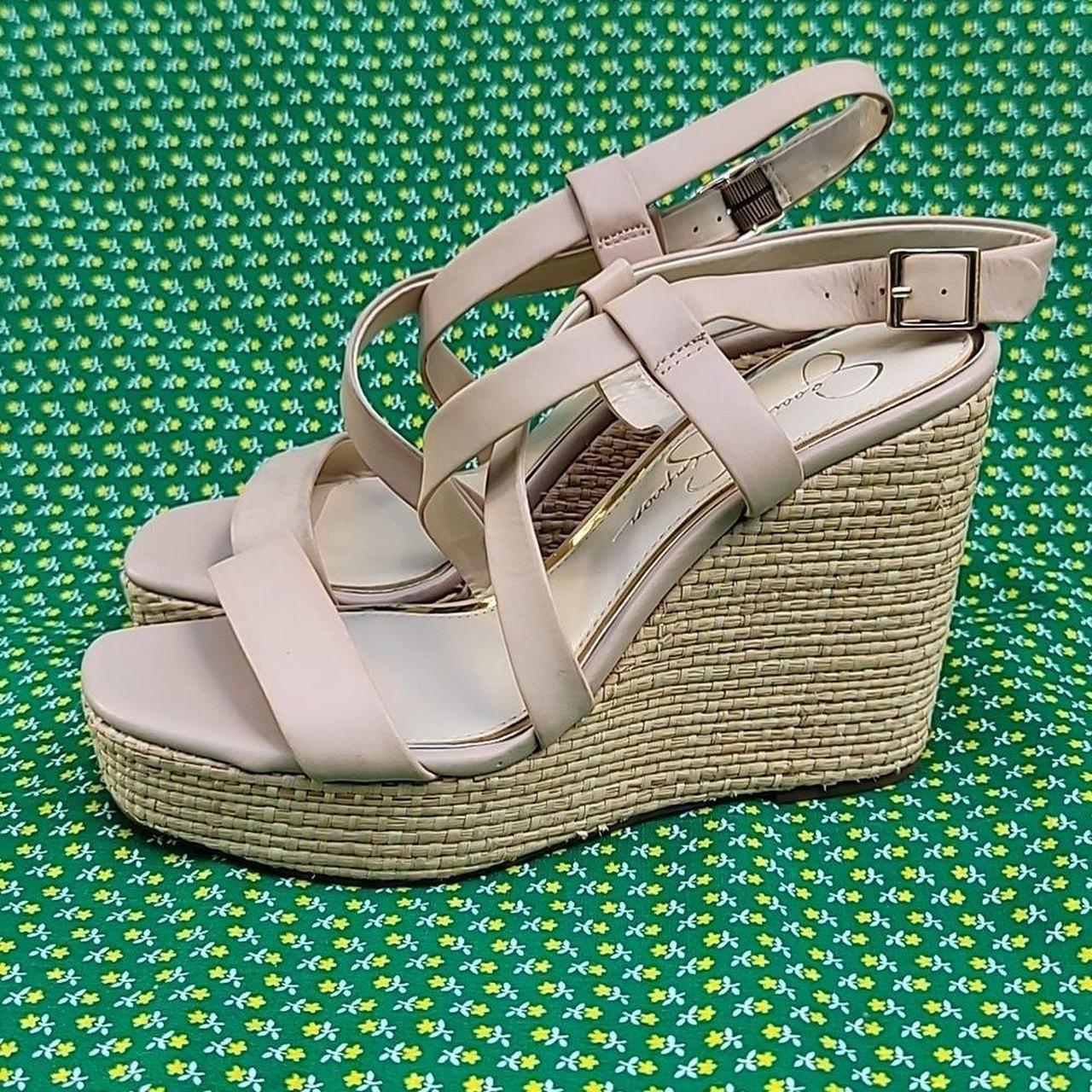 Jessica Simpson Womens Stilla Rhinestone Flip-Flop Wedge Sandals,  Silver/Clear, 7 : Buy Online at Best Price in KSA - Souq is now Amazon.sa:  Fashion