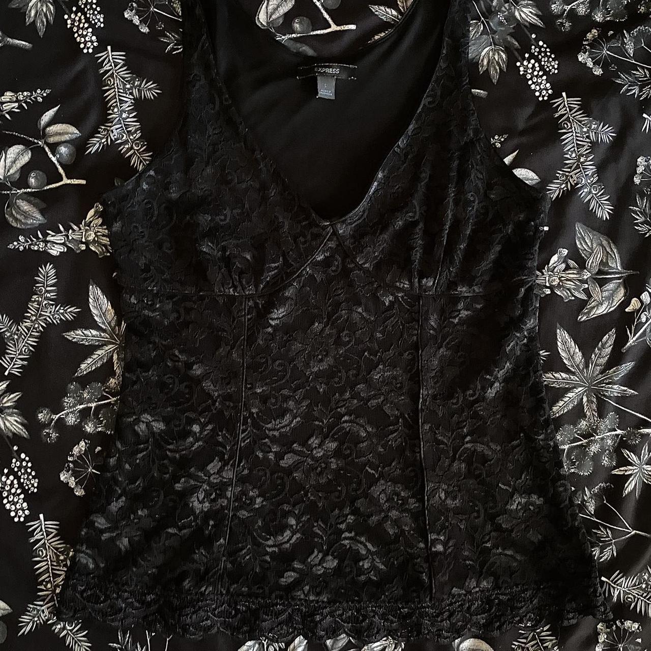 Women's Black Lace Tops - Express