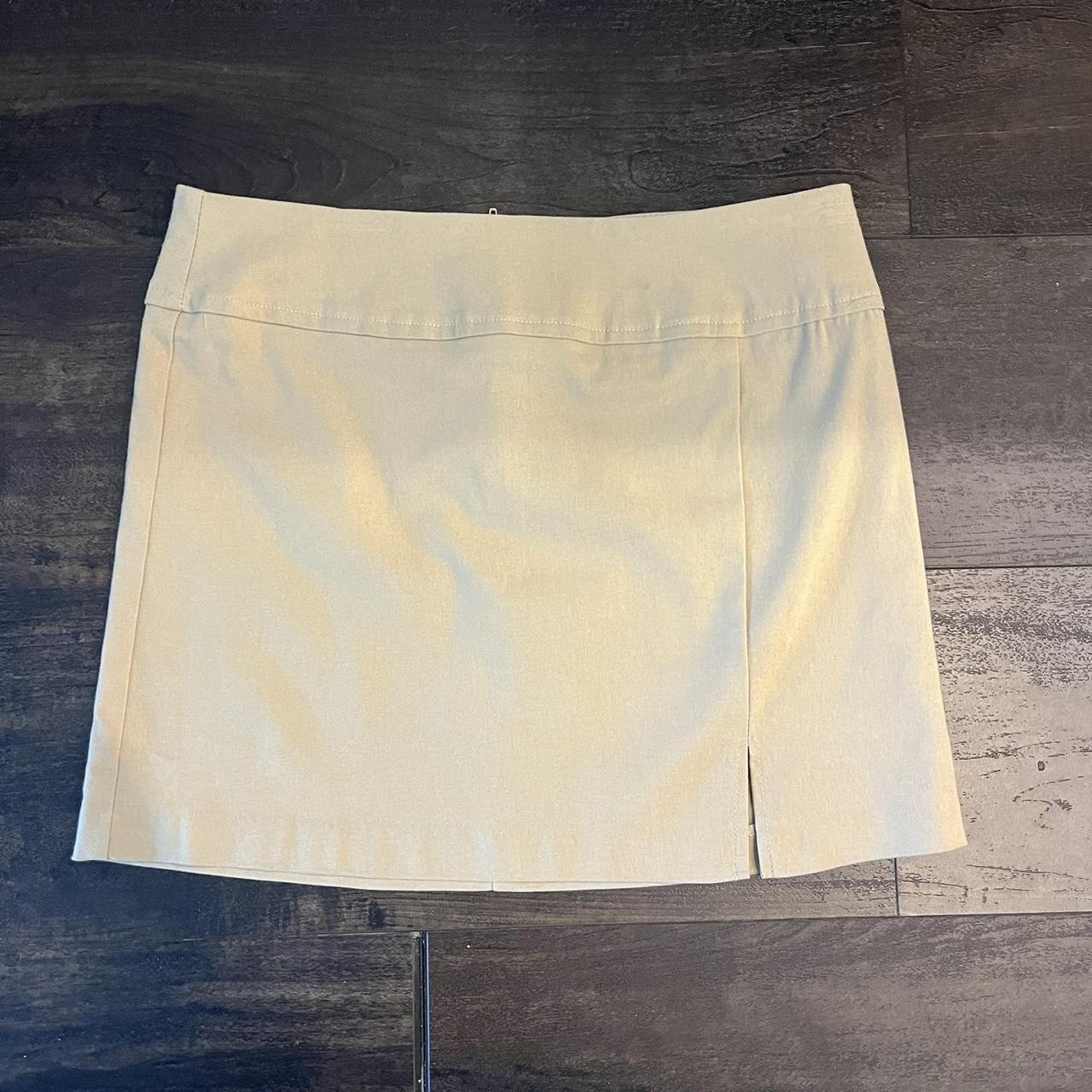 made in the usa vintage micro mini skirt small... - Depop