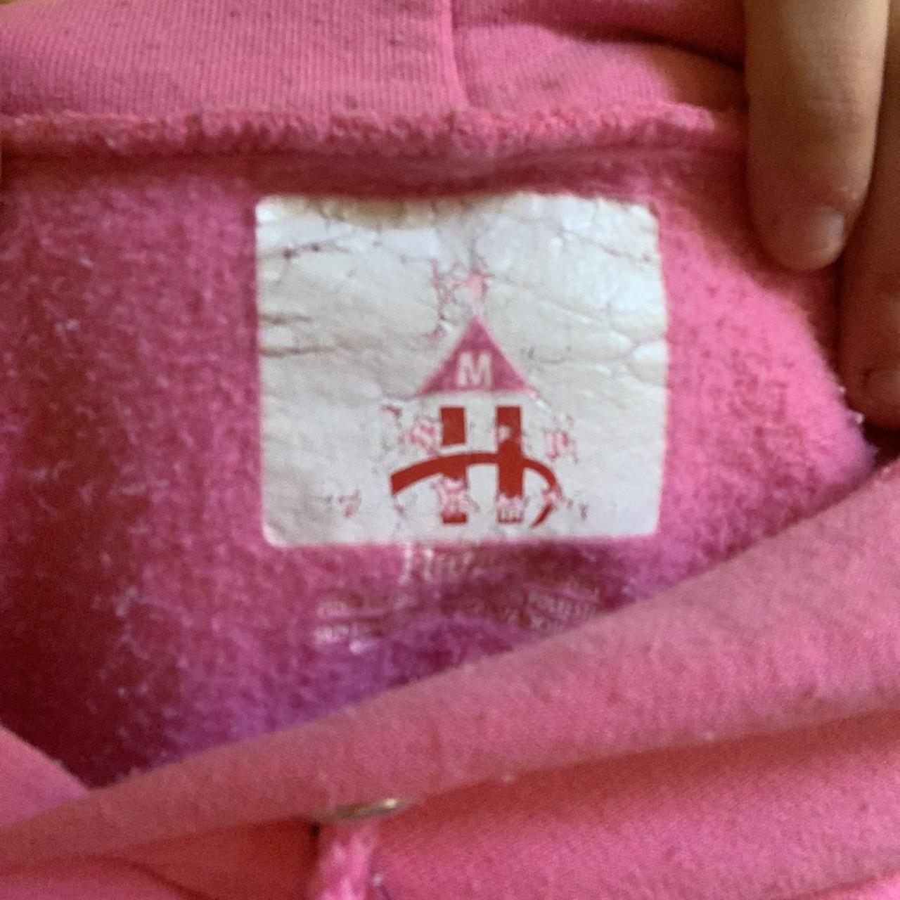 pink Hanes hoodie, super cute bright pink color!... Depop