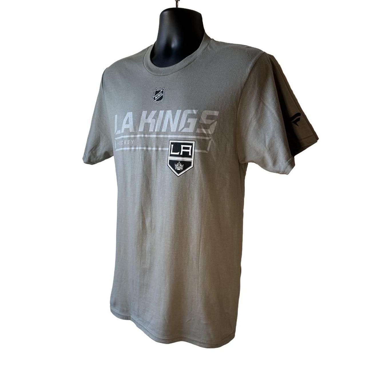 LA Kings NHL Hockey Jersey Fanatics Gray Black