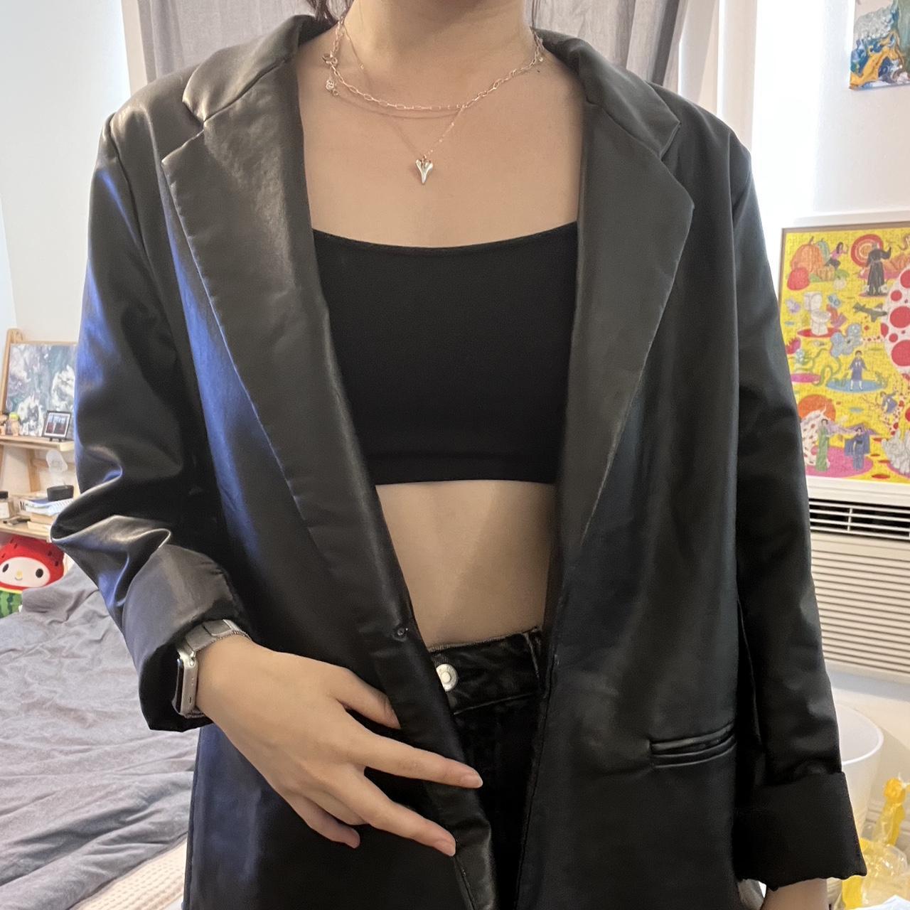 Glassons Women's Black Jacket Depop