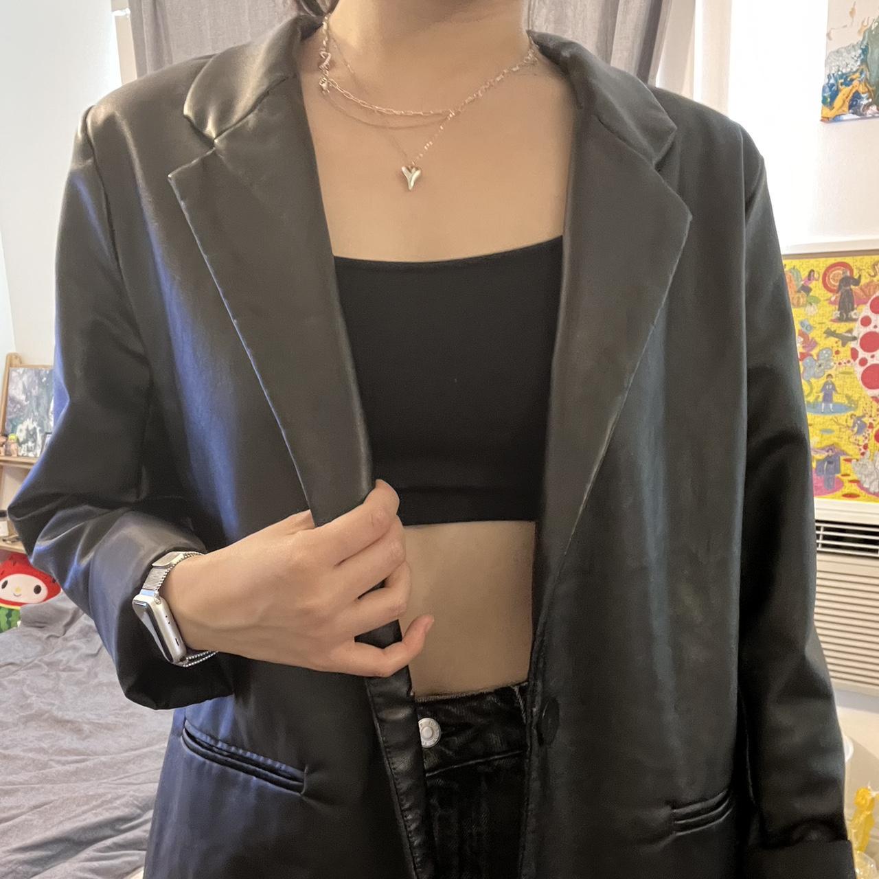 Glassons Women's Black Jacket Depop