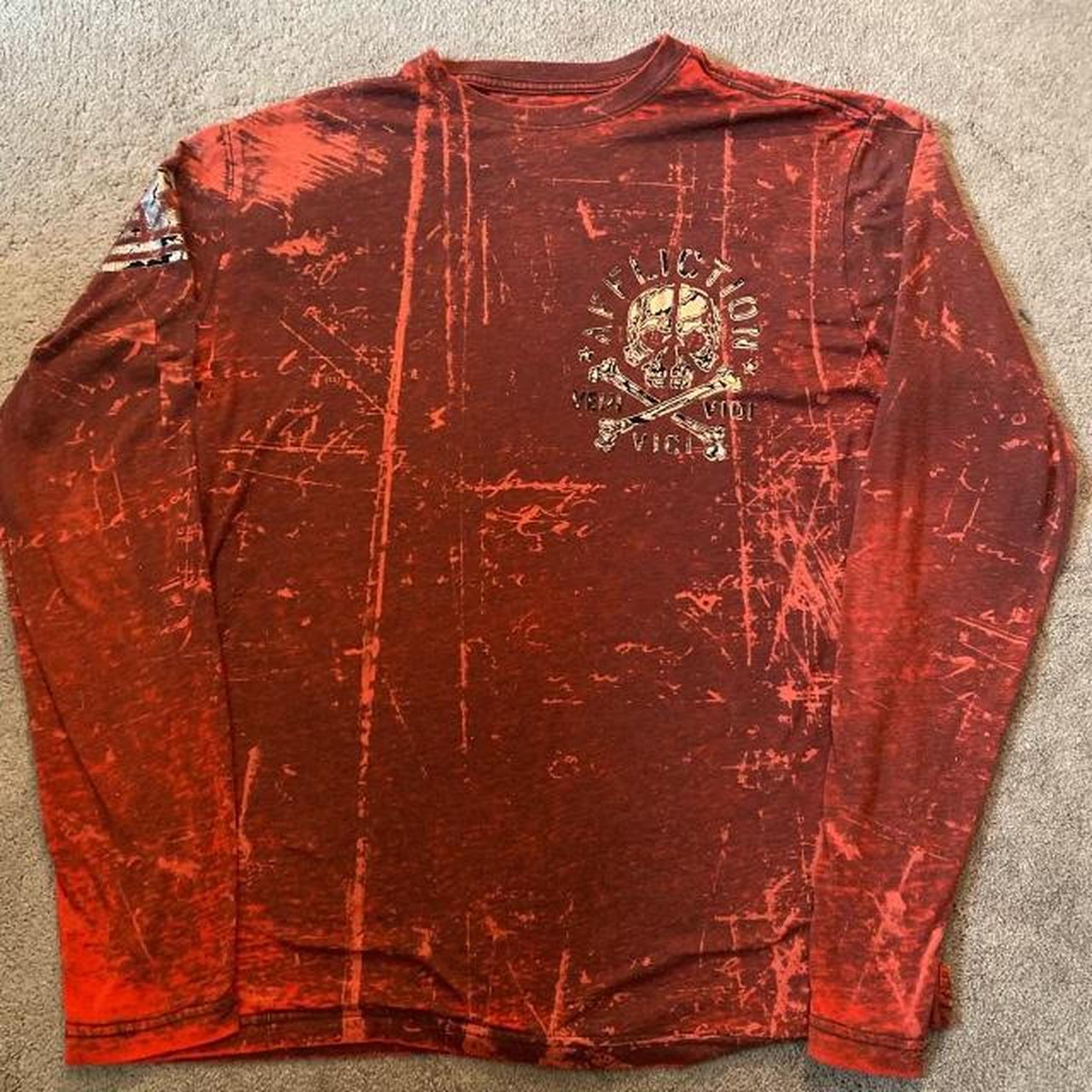 affliction long sleeve L - Depop