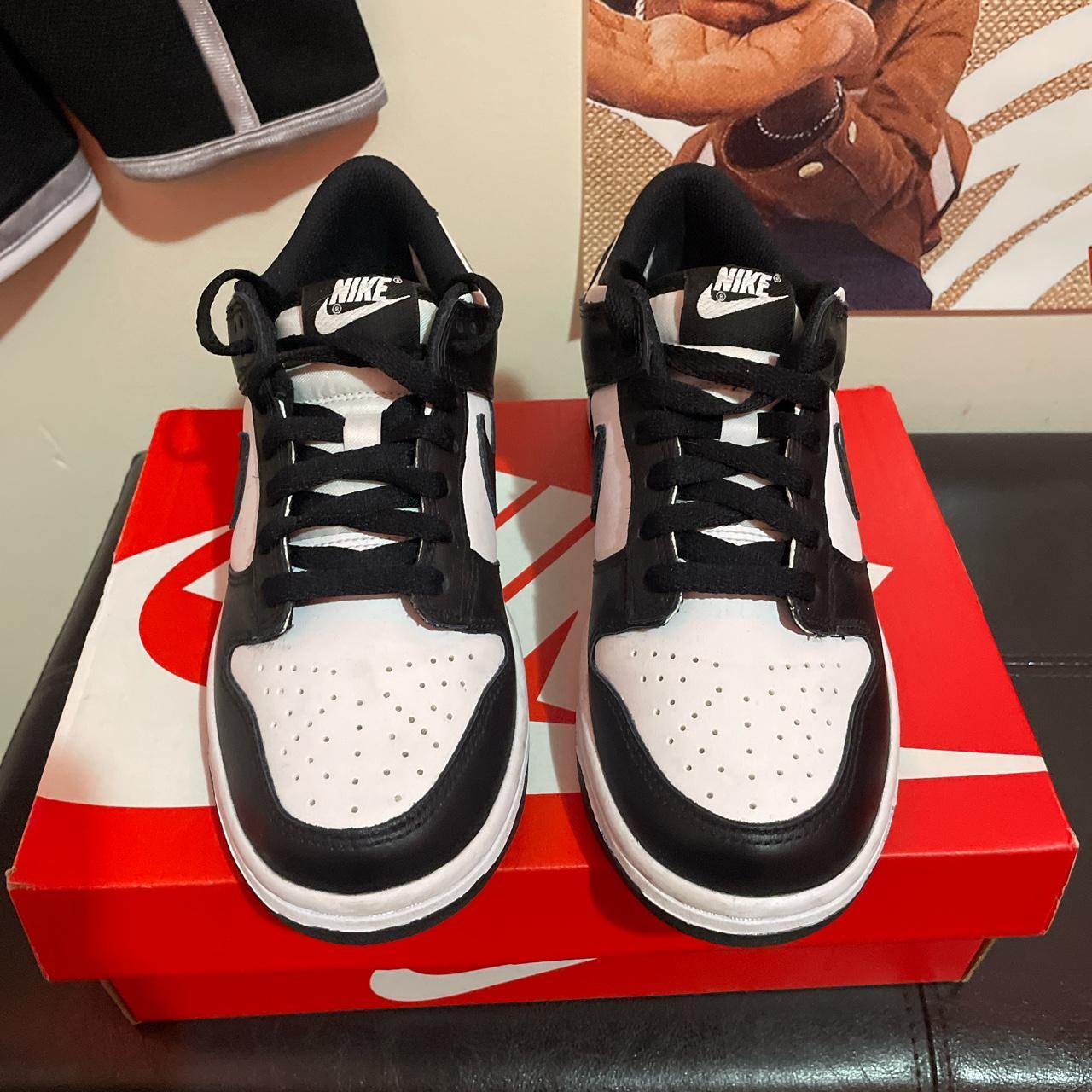 Nike panda dunks youth size 6 - Depop