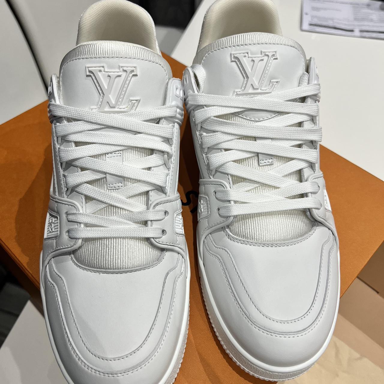 Louis Vuitton Men's White Trainers | Depop