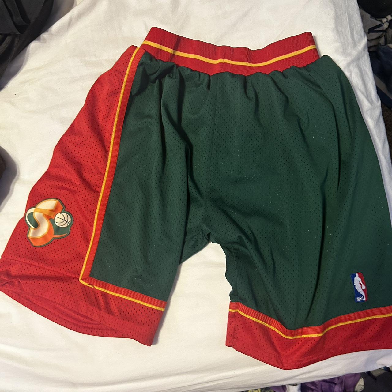 seattle supersonics authentic shorts