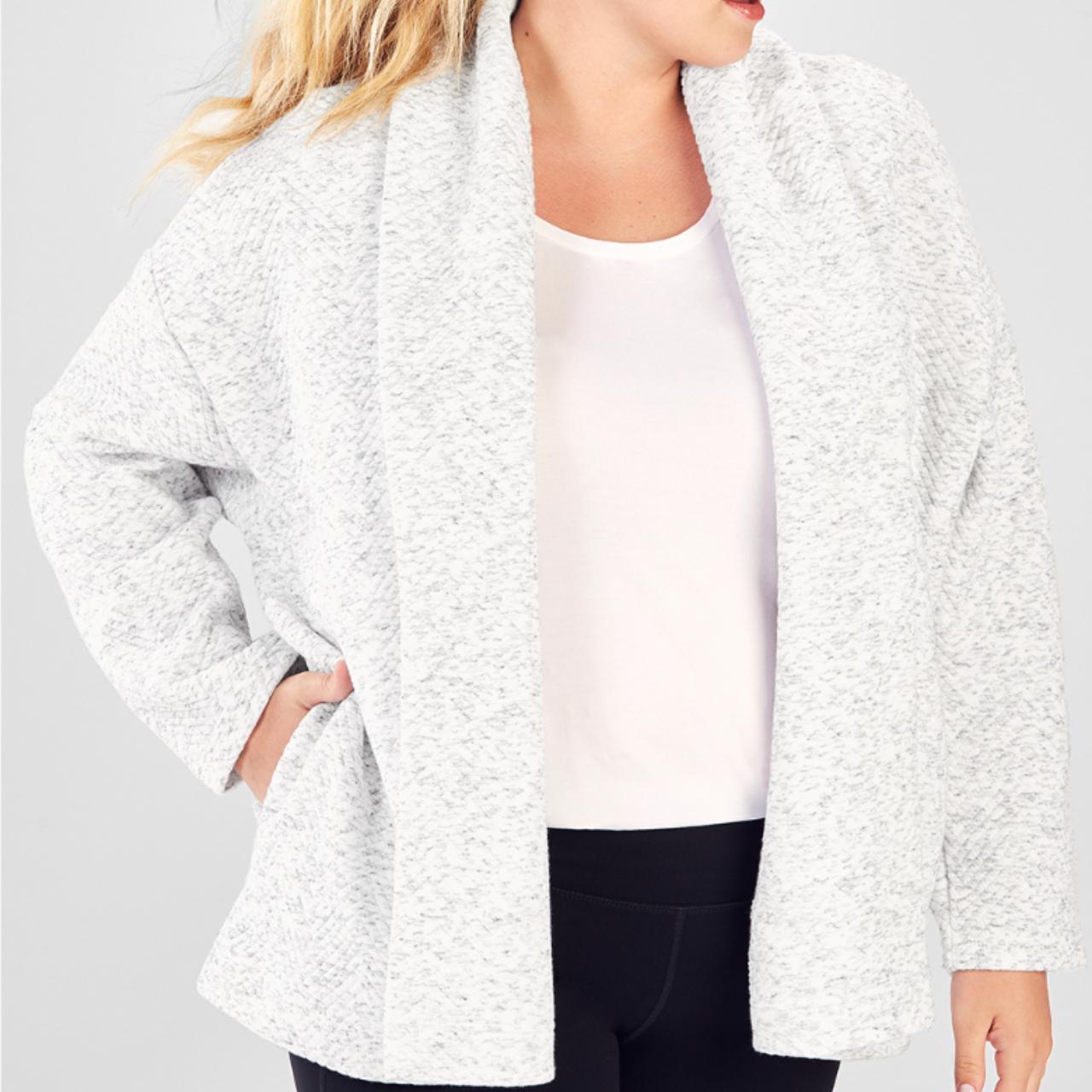 Vanessa quilted sale cardigan