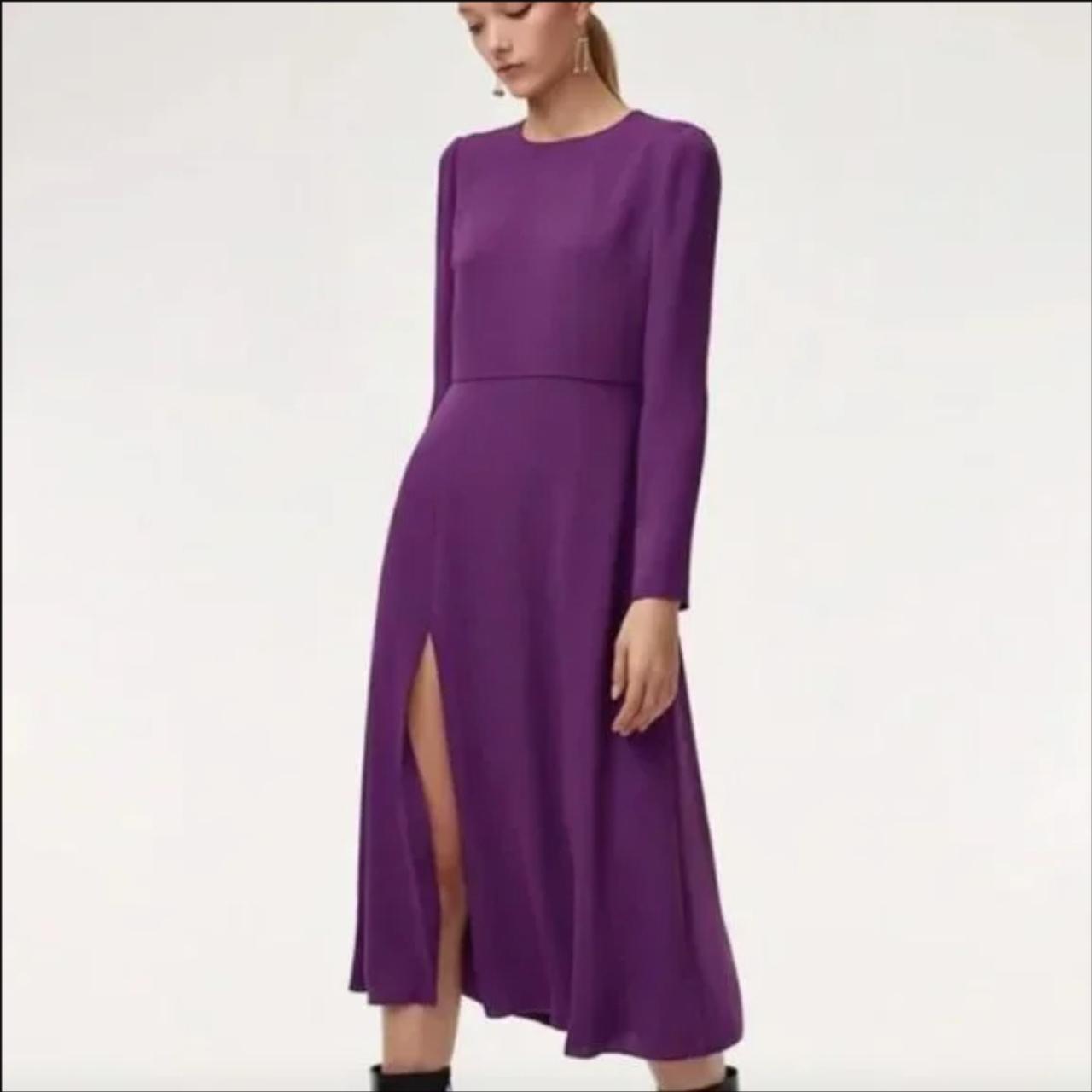 Aritzia fashion purple dress