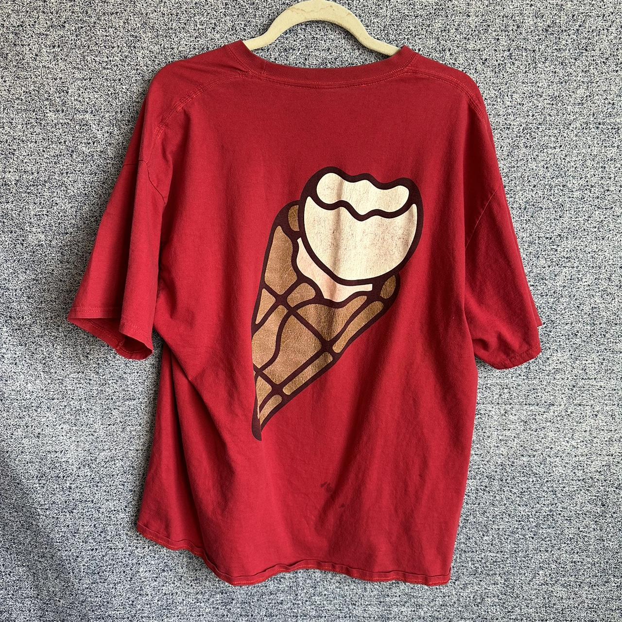 Ice Cream Men's Red Tshirt Depop