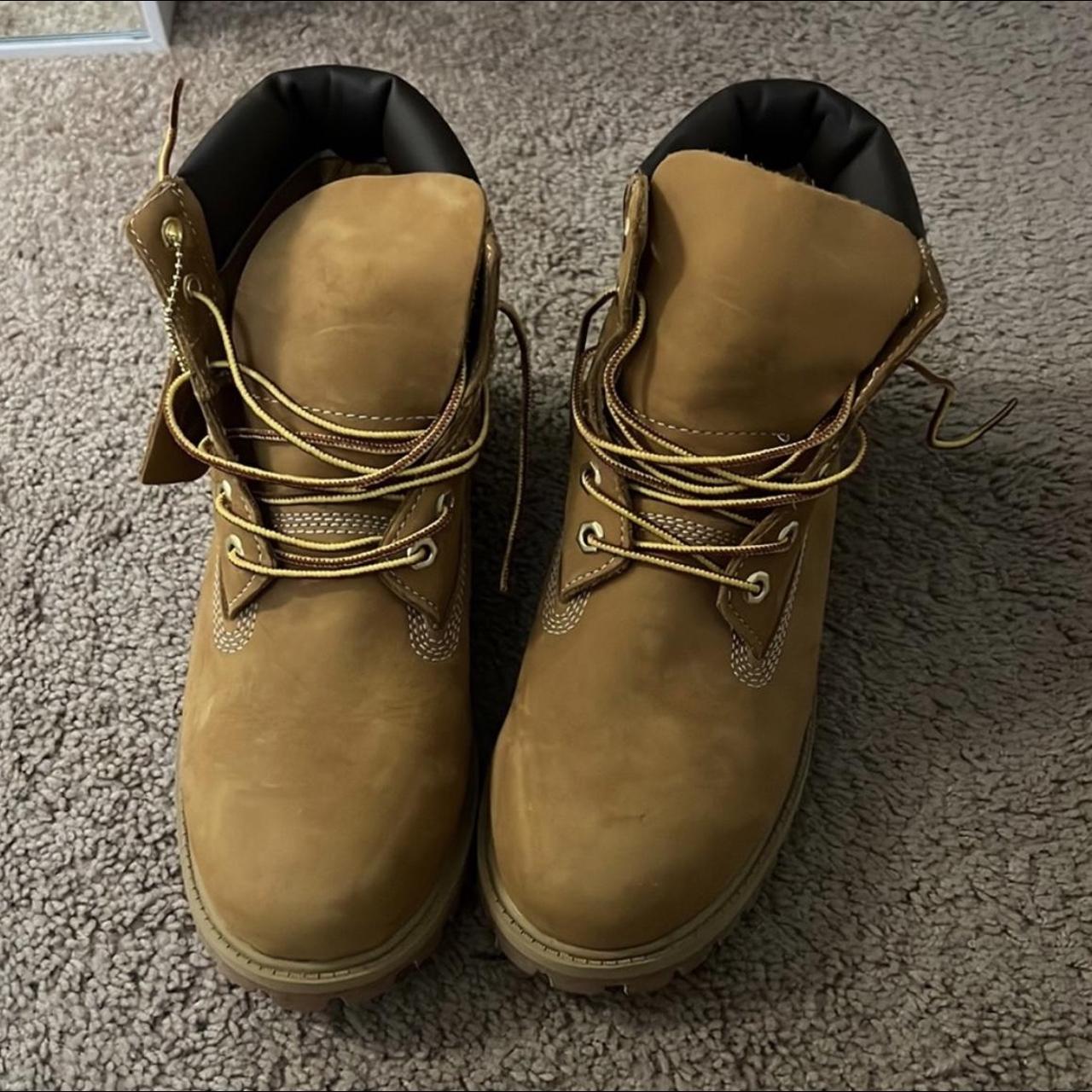 Timberland Women's Tan and Brown Boots | Depop