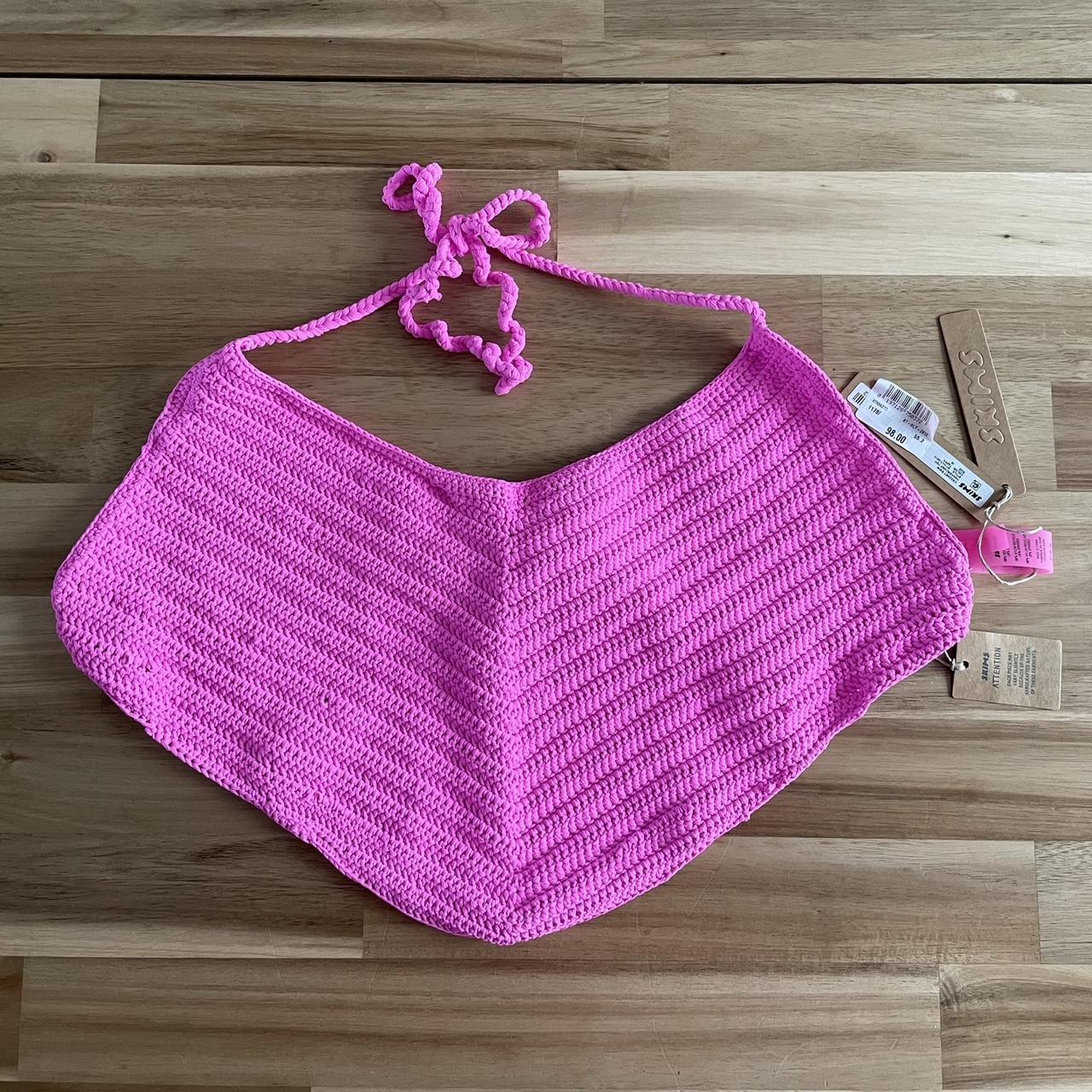 SKIMS Swim handkerchief crochet top Gorgeous and... - Depop