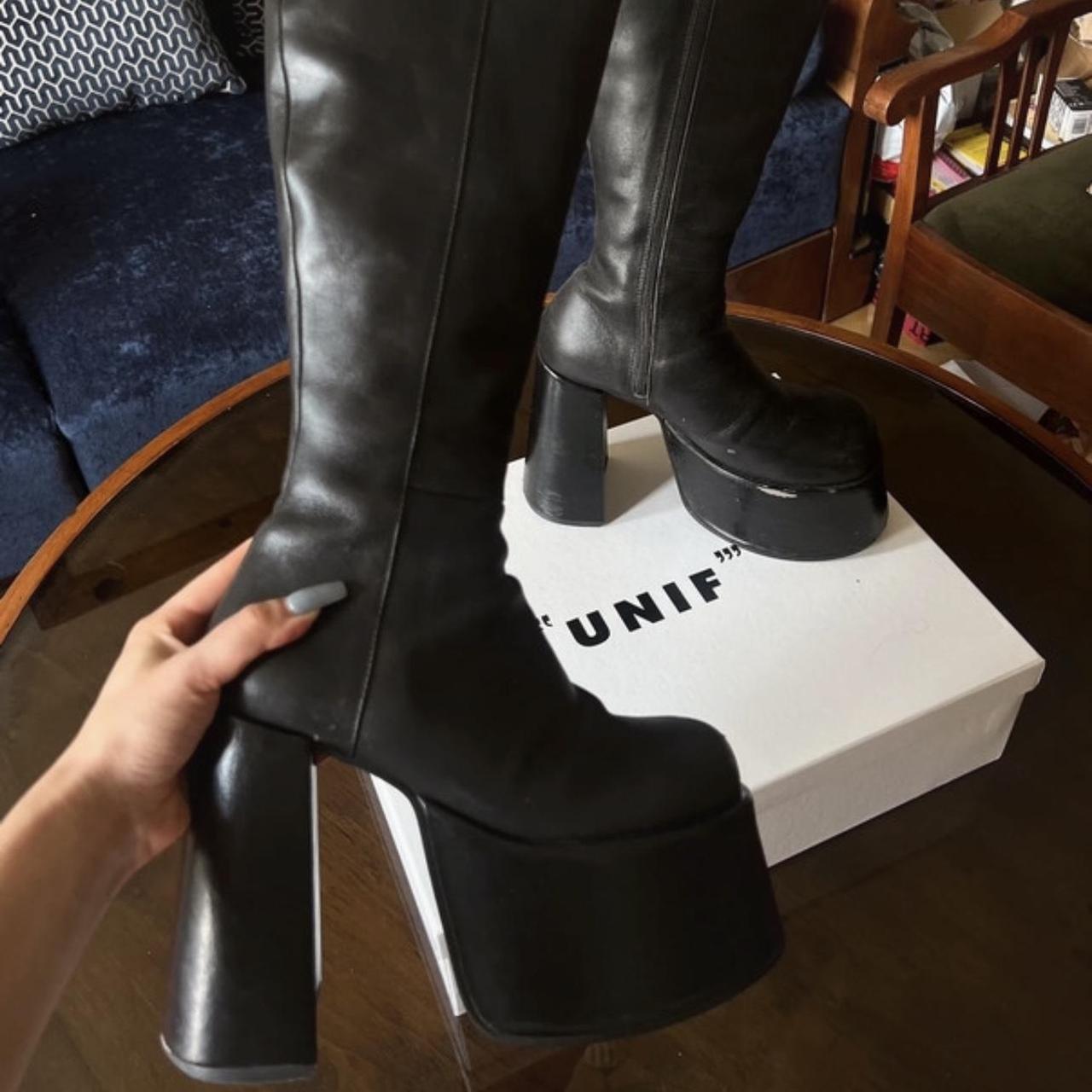 ファーブーツ　fur boots archive y2k opium ファーブーツ fur boots archive y2k opium
