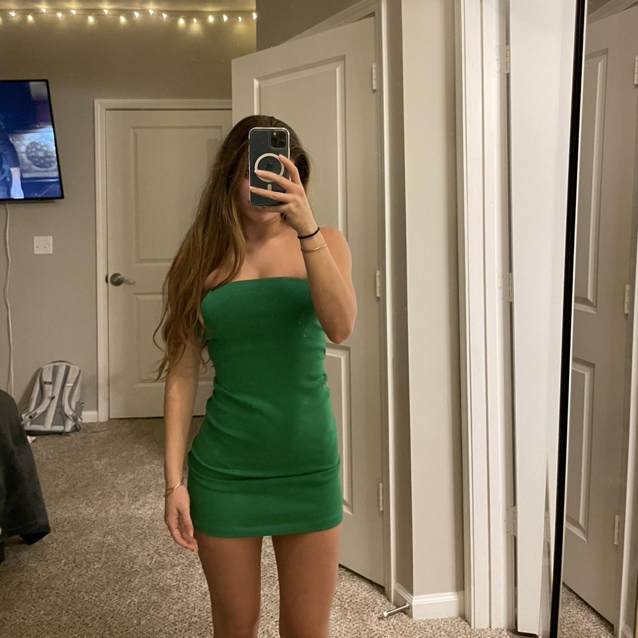 zara-size-small-green-dress-depop