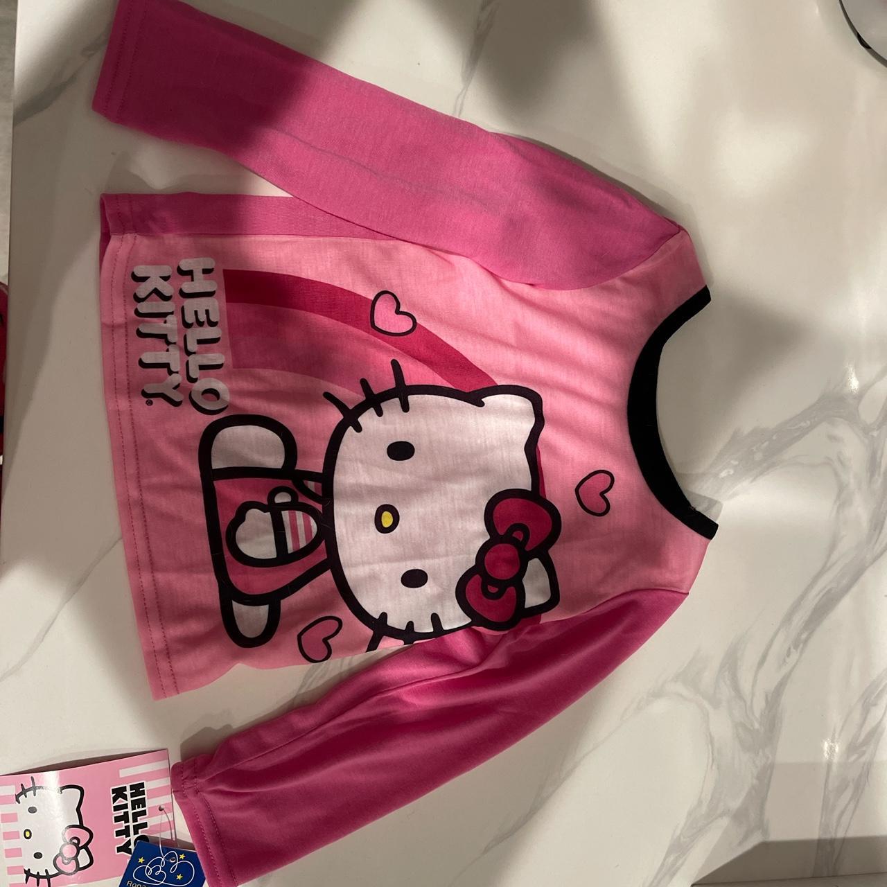 Sanrio Pink and White Pajamas | Depop