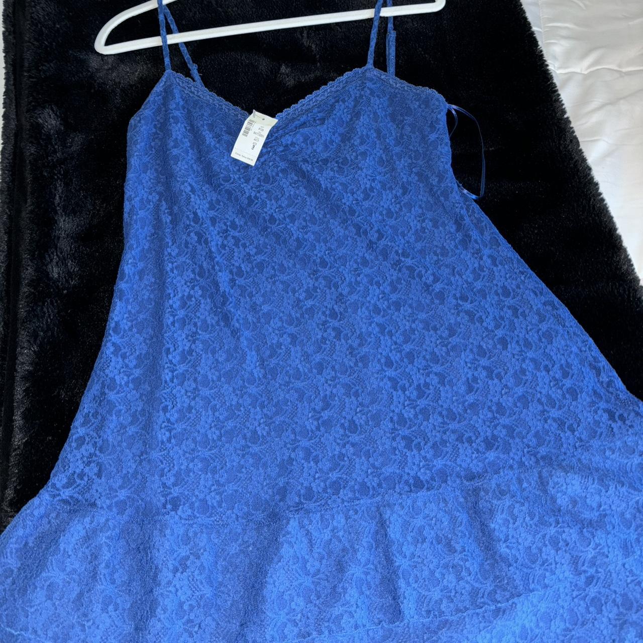 Aeropostale blue lace dress size L brand new $10 Depop