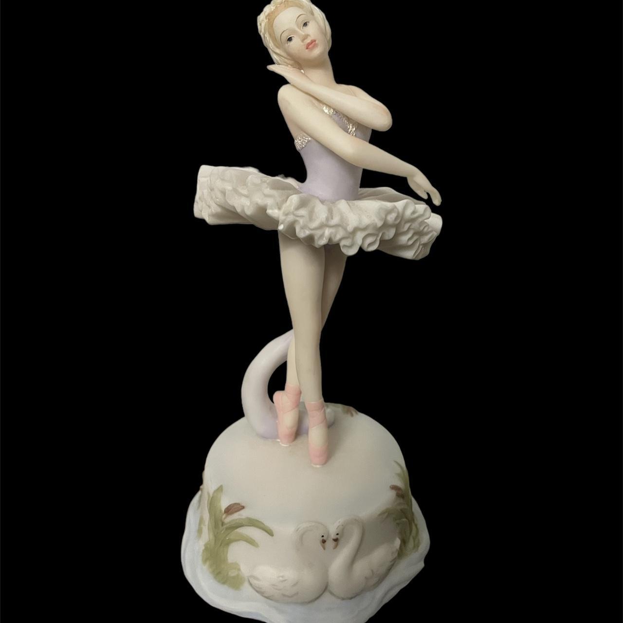 Ballerina With Swam Music box ,Play Swam Lake 9”... Depop