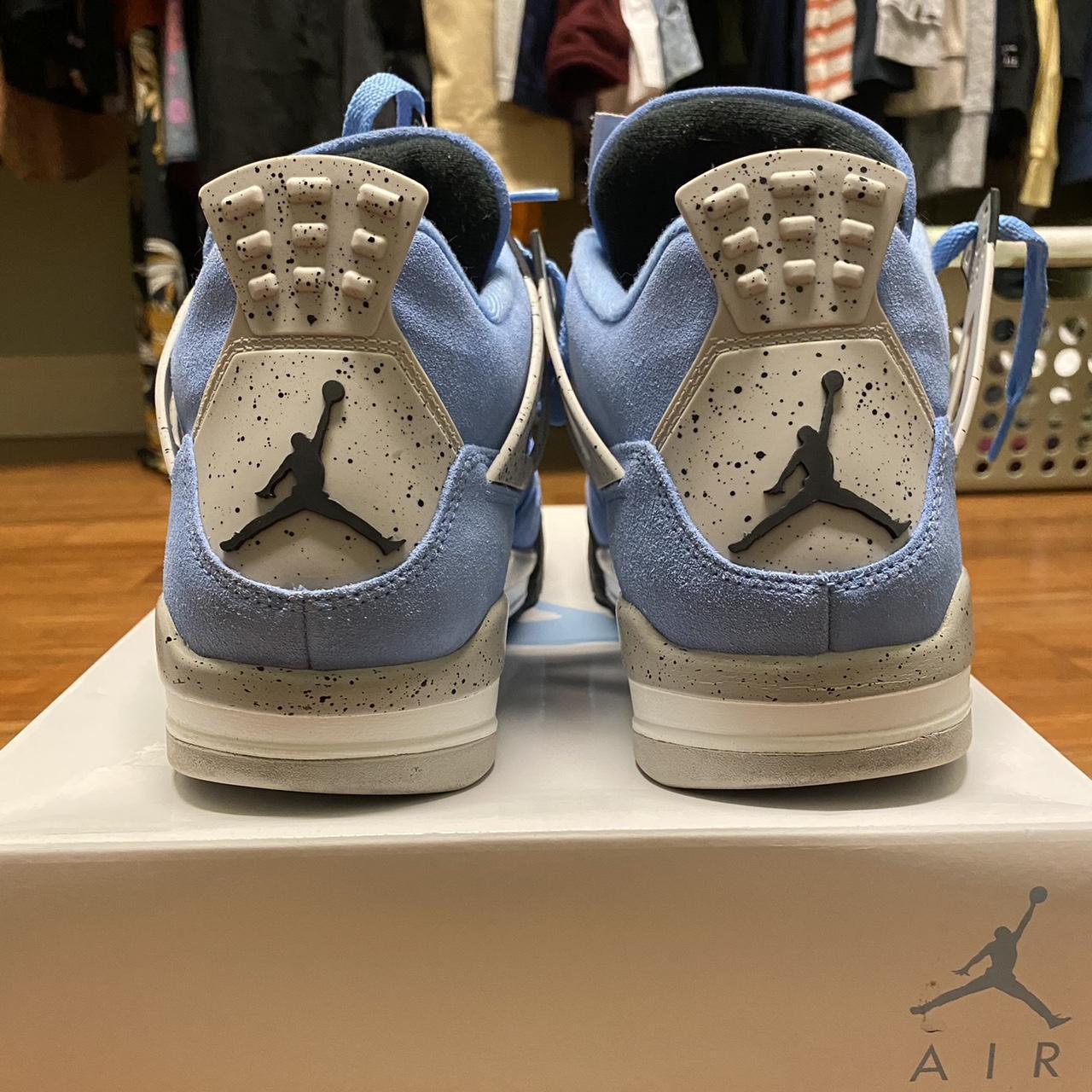 Authentic USED AIR JORDAN 4 RETRO 'UNIVERSITY... - Depop