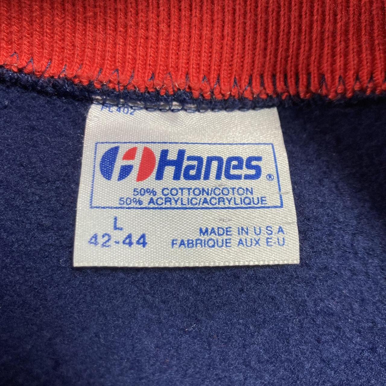 Hanes Women's Navy Sweatshirt | Depop