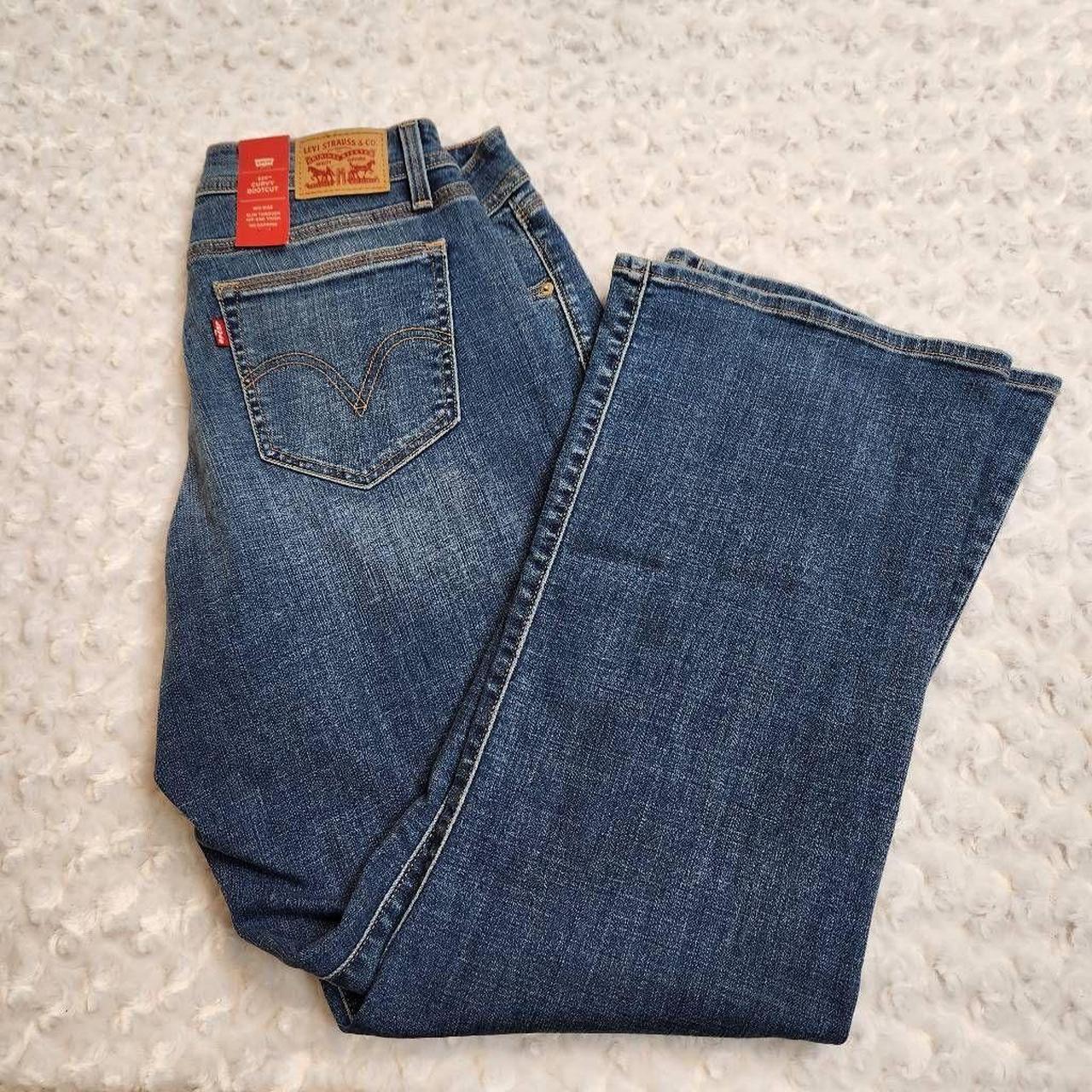 Levi's 529 curvy bootcut on sale jeans size 14