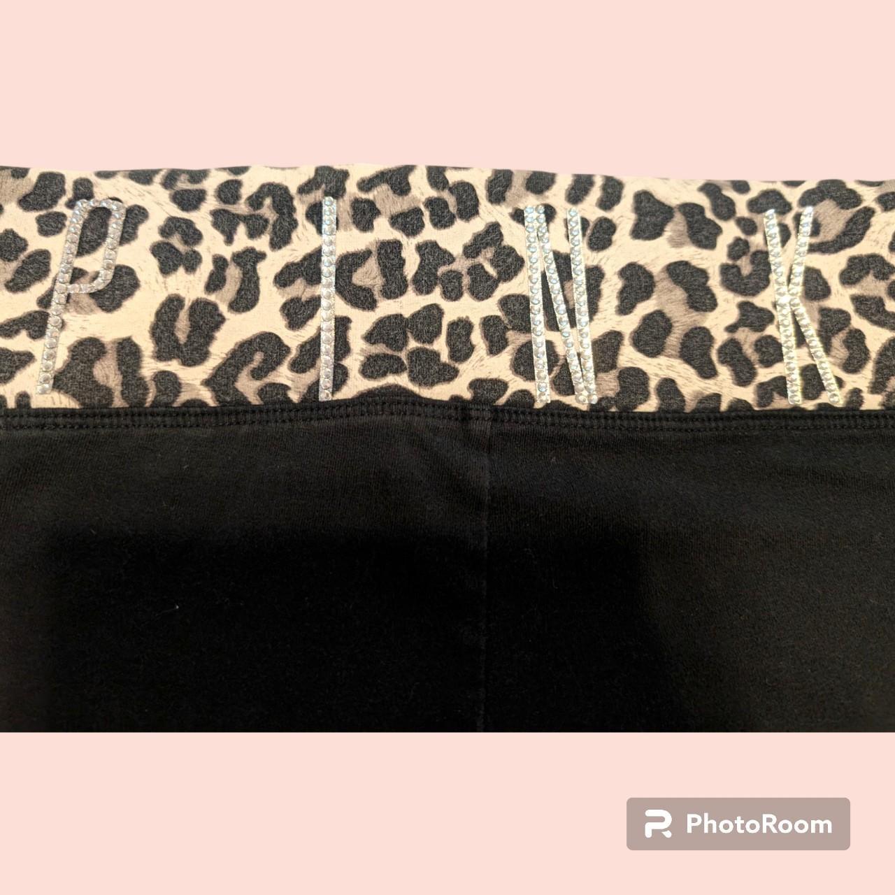 mcbling 2000s PINK yoga pants cheetah print size... - Depop