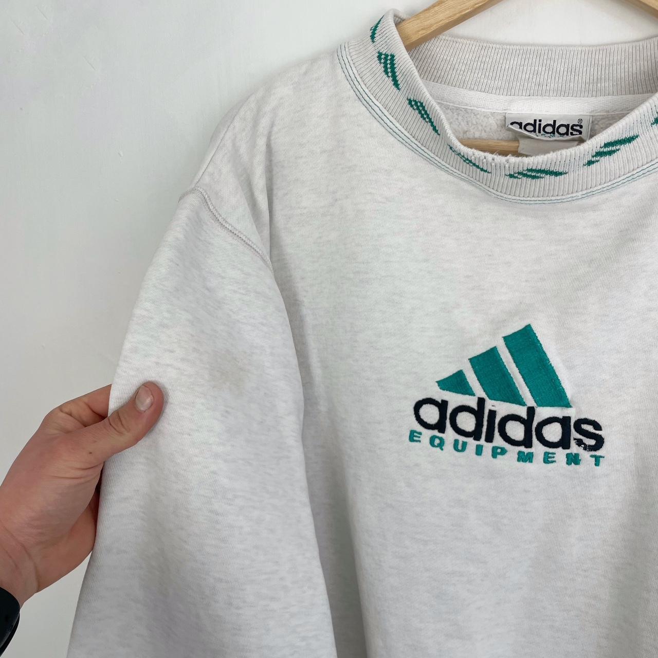 Adidas Men's Grey Sweatshirt | Depop