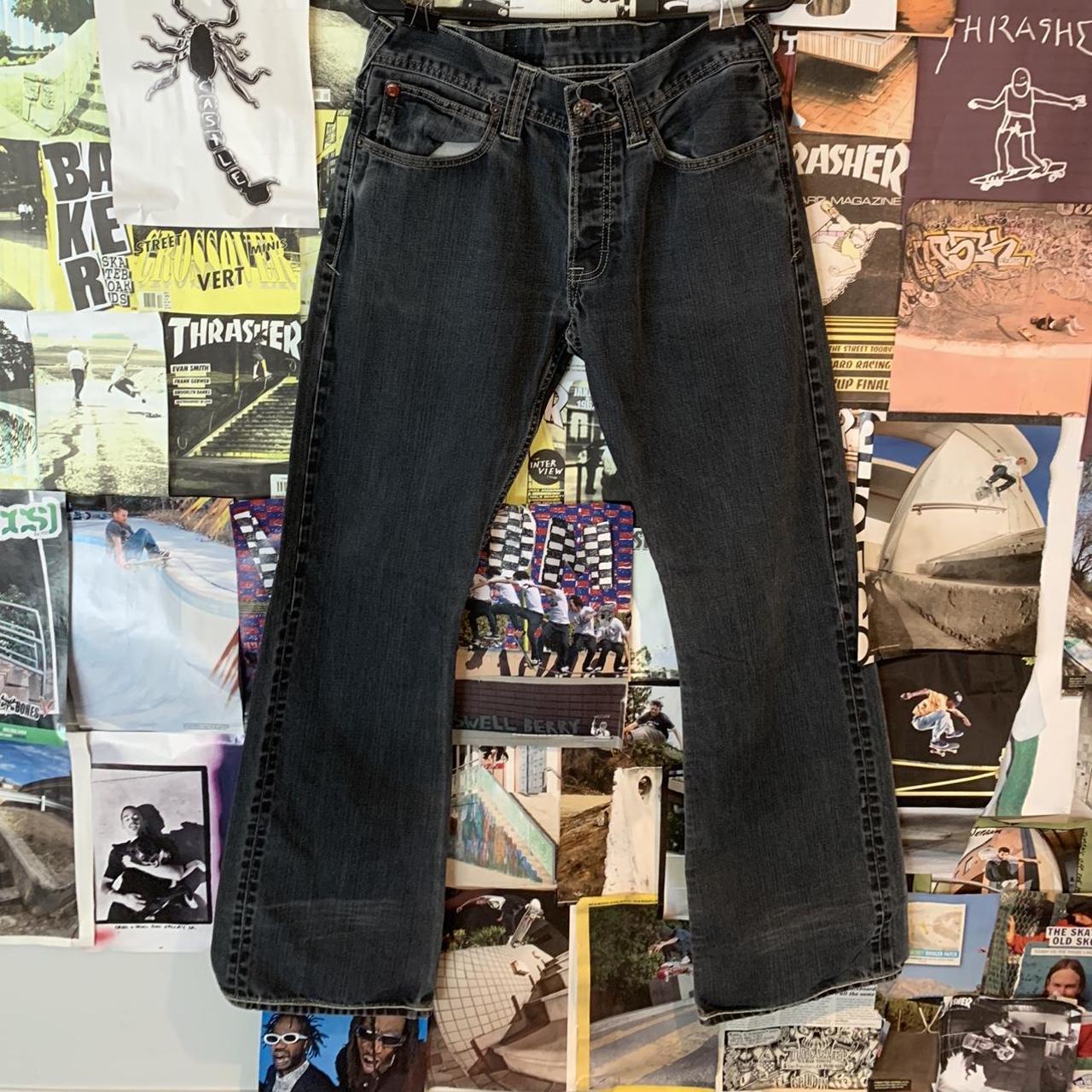 Vintage Evisu boot cut jeans 32W 34L like new... - Depop