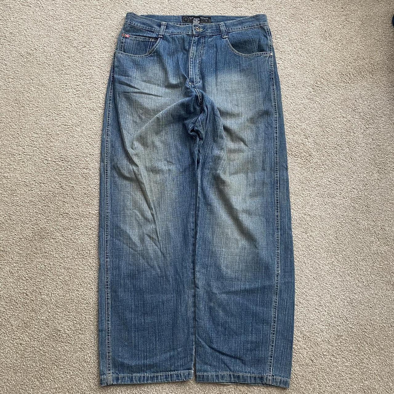 southpole red tab baggy jeans w38 l32 southpole... - Depop
