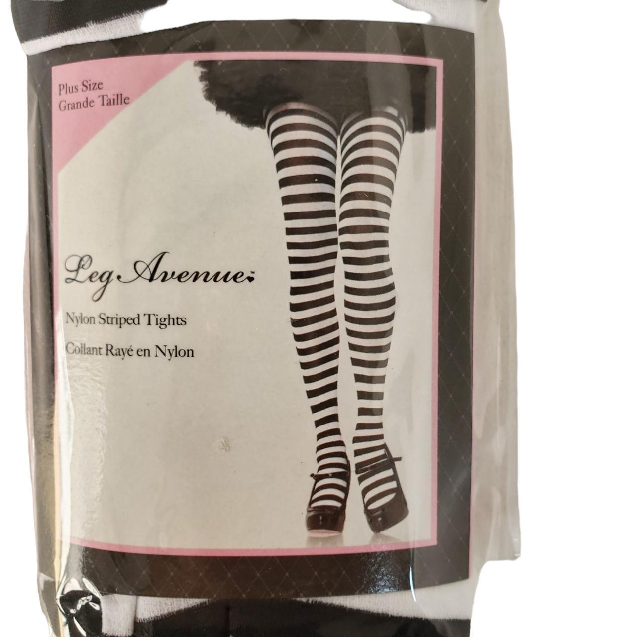 plus-size-tights-black-white-stripe-2-5-depop