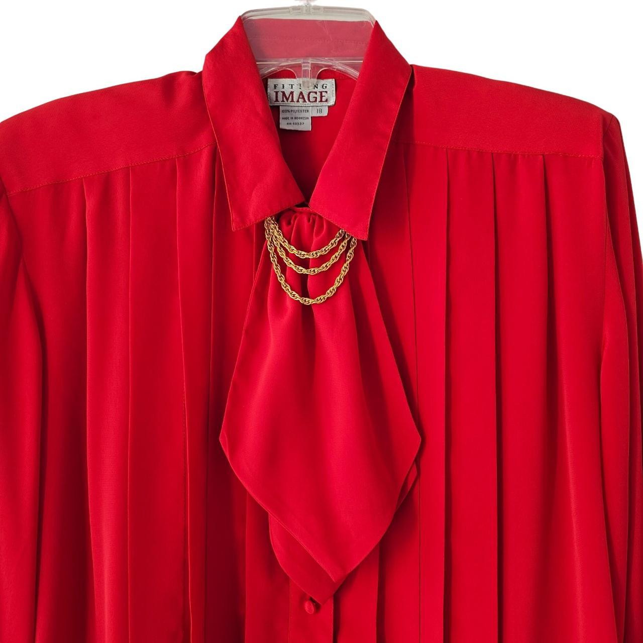 red blouse size 18