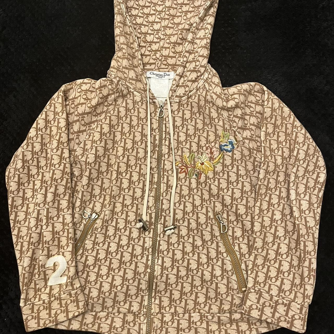 RARE Christian Dior Monogram Zip Up Hoodie,