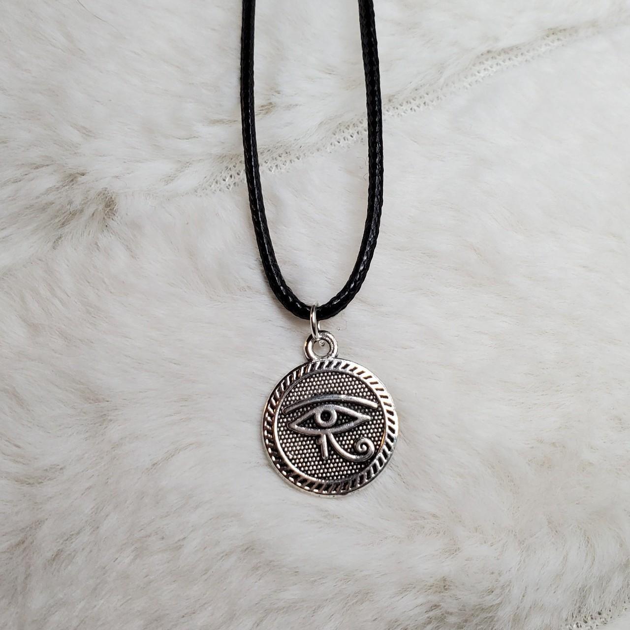 Circle Eye Of Horus Charm Necklace Charms Are Depop