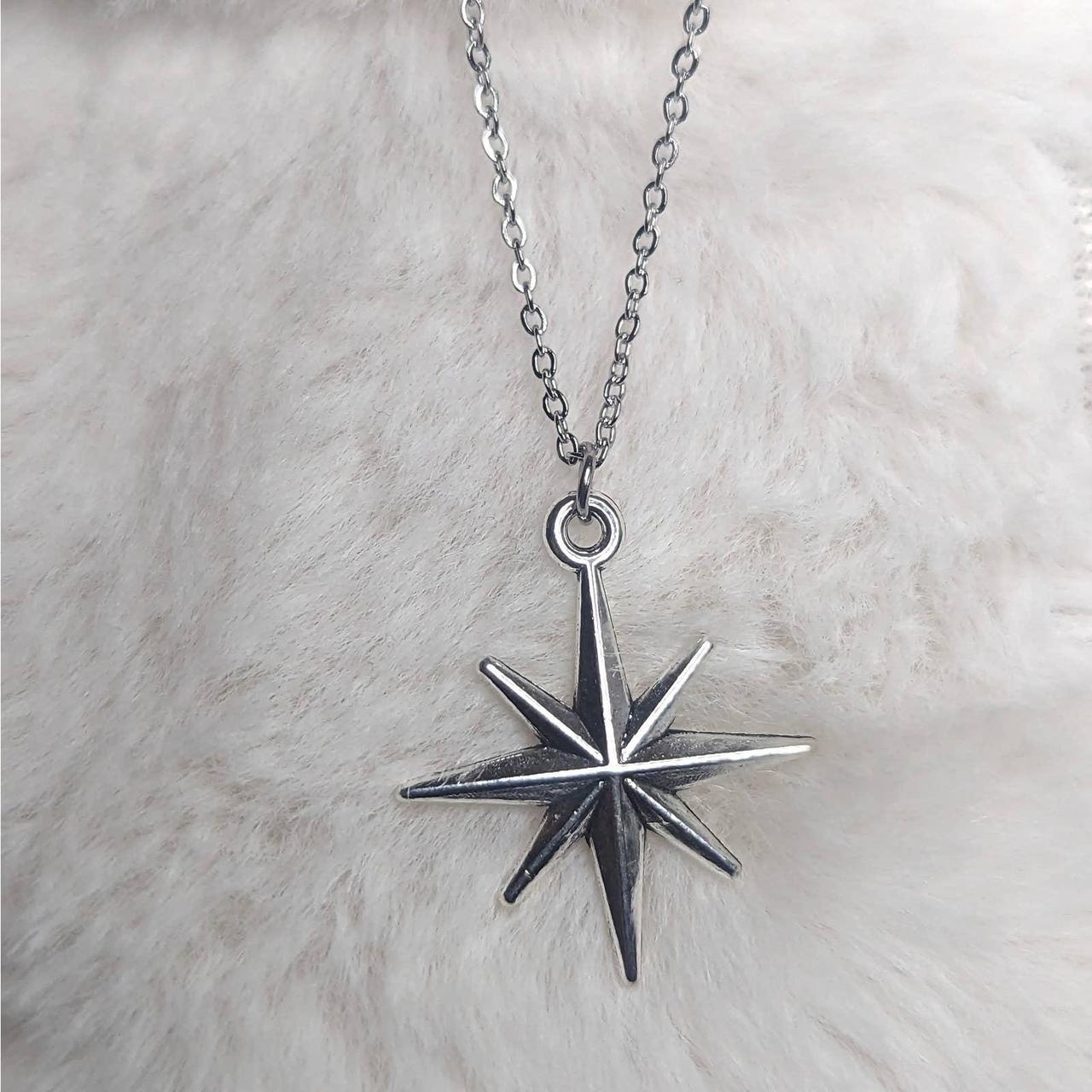 Shining Star Charm Necklace. Charm measure... - Depop