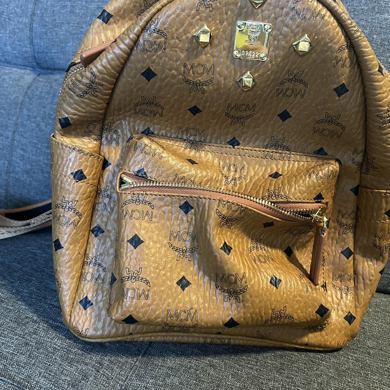 Mcm mini bag WITHOUT studs on the side value is... - Depop