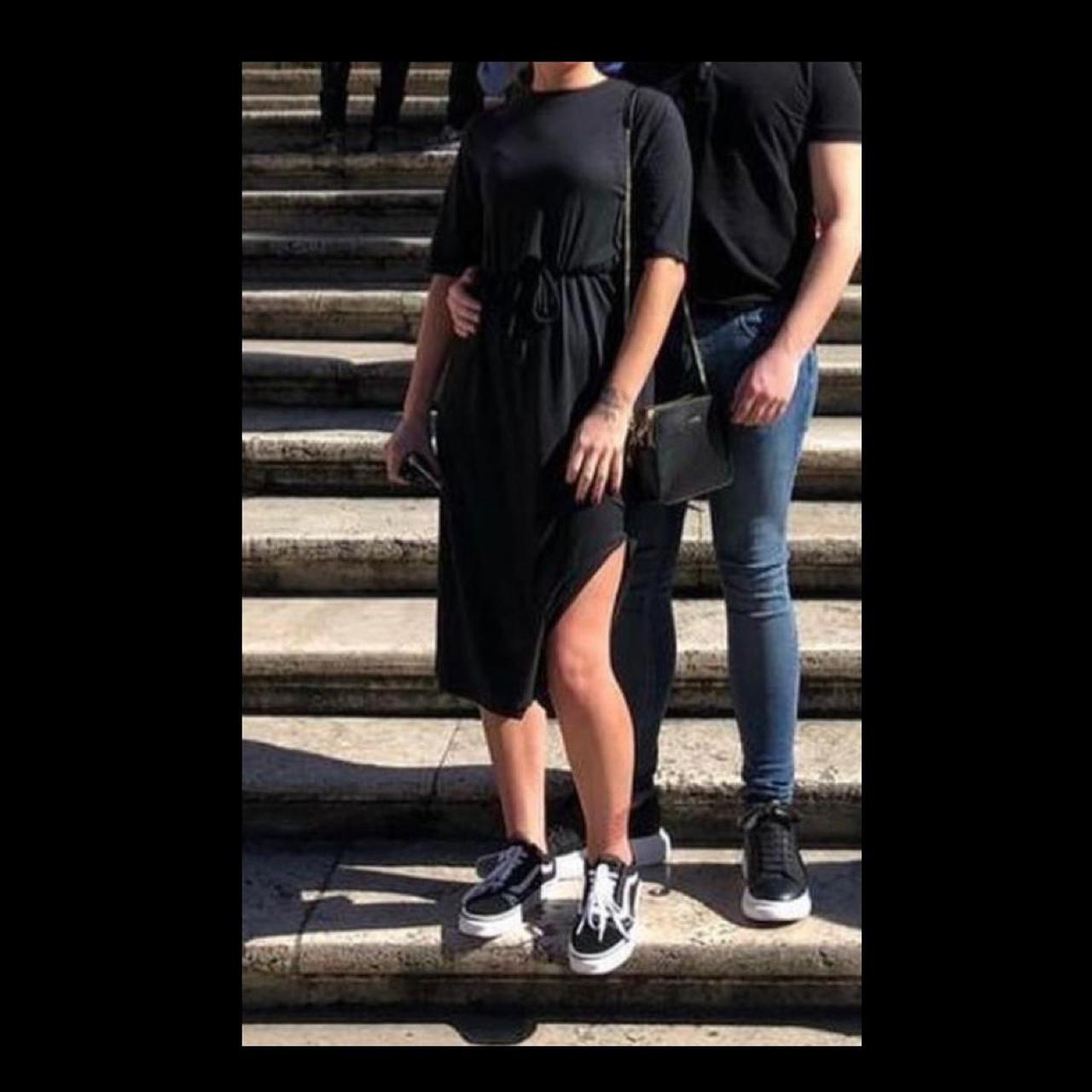 Primark black jersey dress Worn once Depop