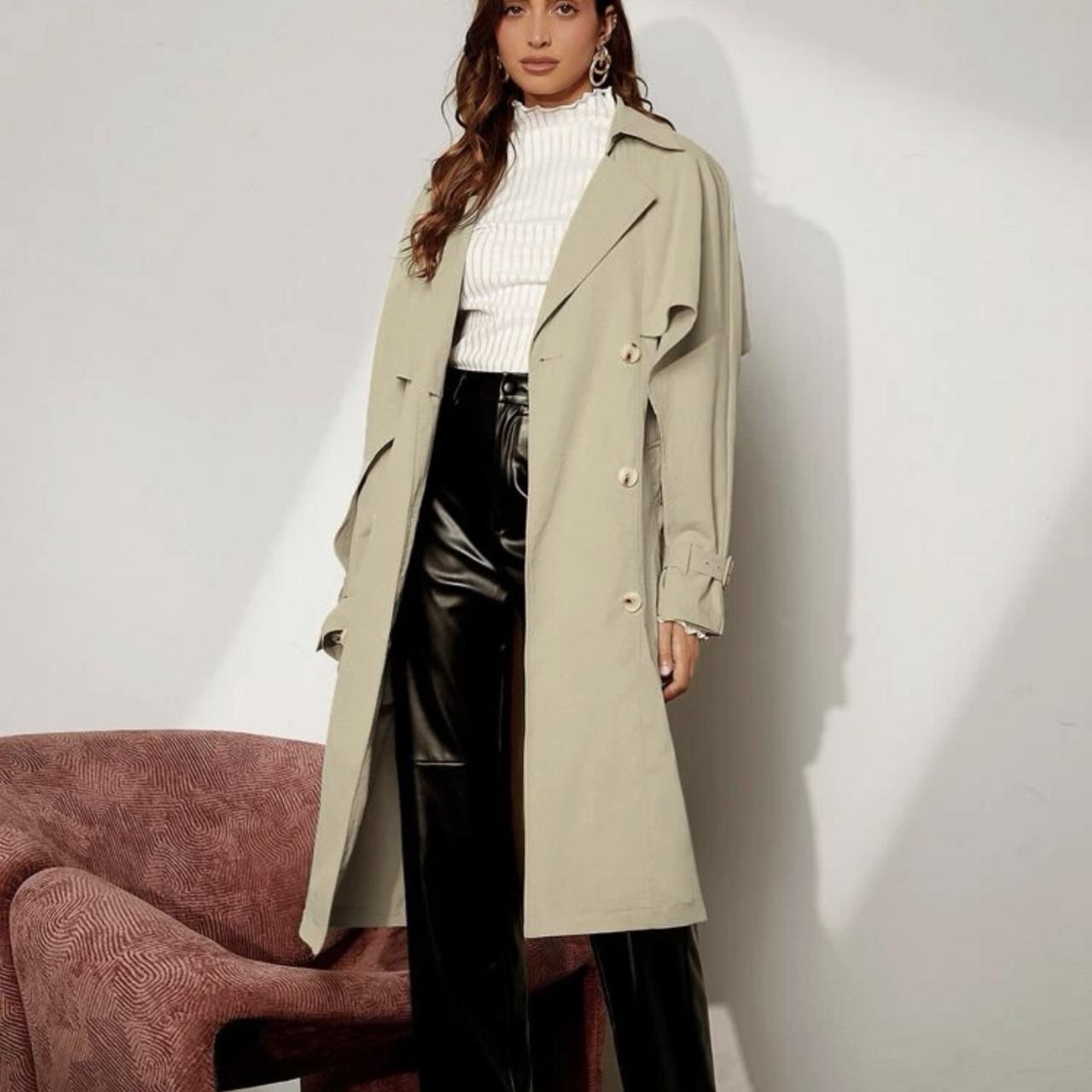 Shein trench coat Great condition worn in one... Depop
