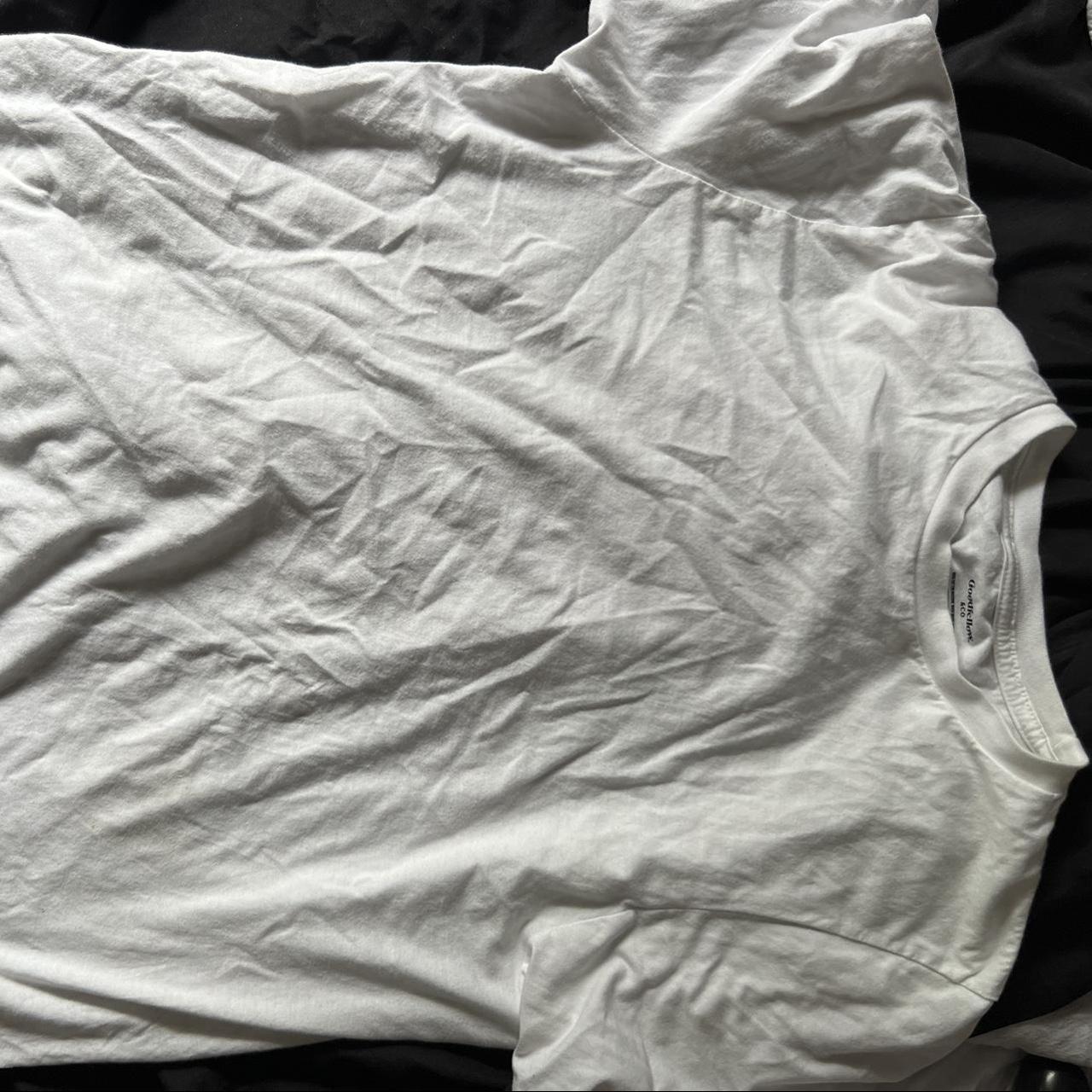 goodfellow-co-women-s-white-t-shirt-depop