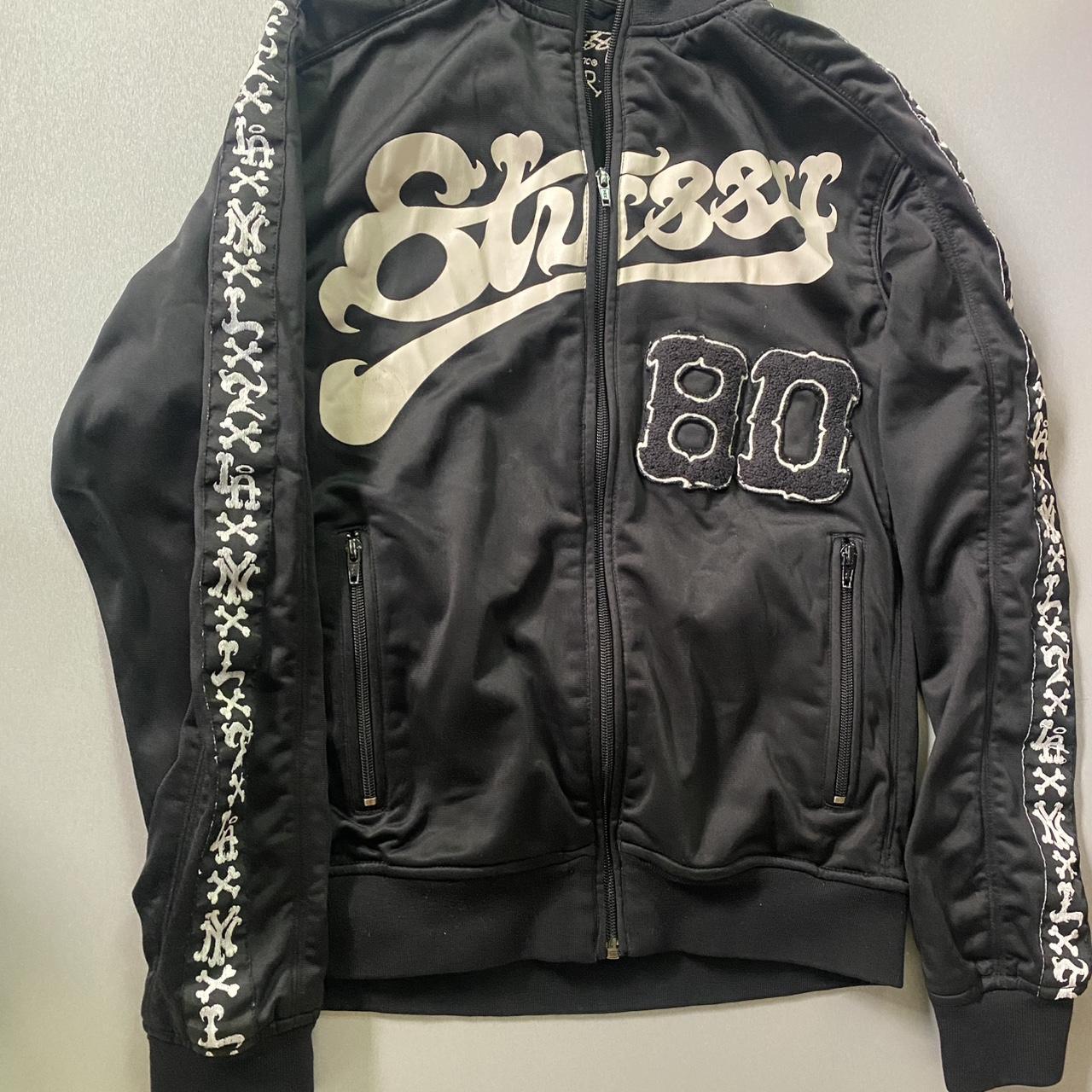 【たつや】Stussy kodp varsity jacket➕ シャツ Stussy varsity-jacket - Depop