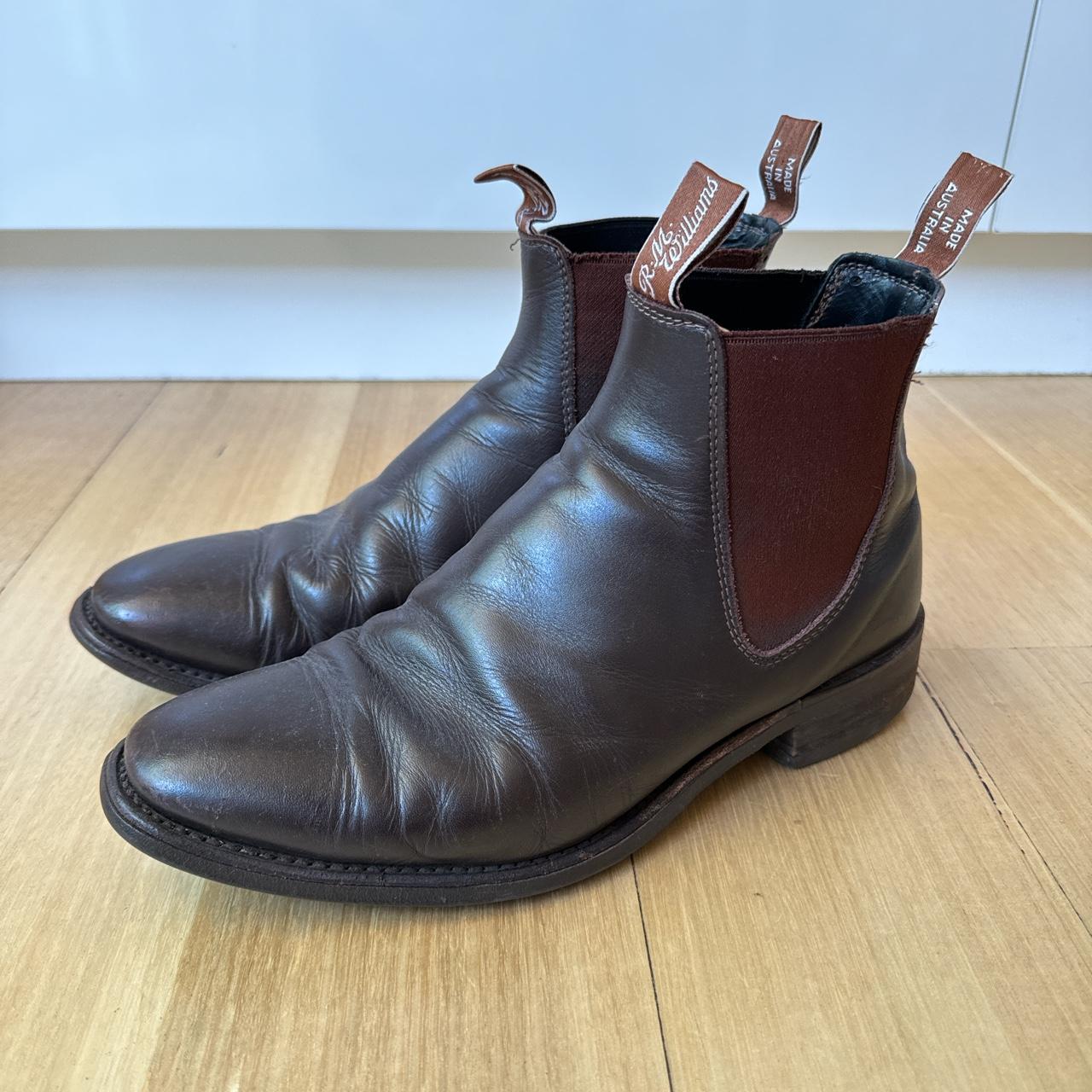RM Williams men’s craftsman boots Chestnut 9G Good... - Depop