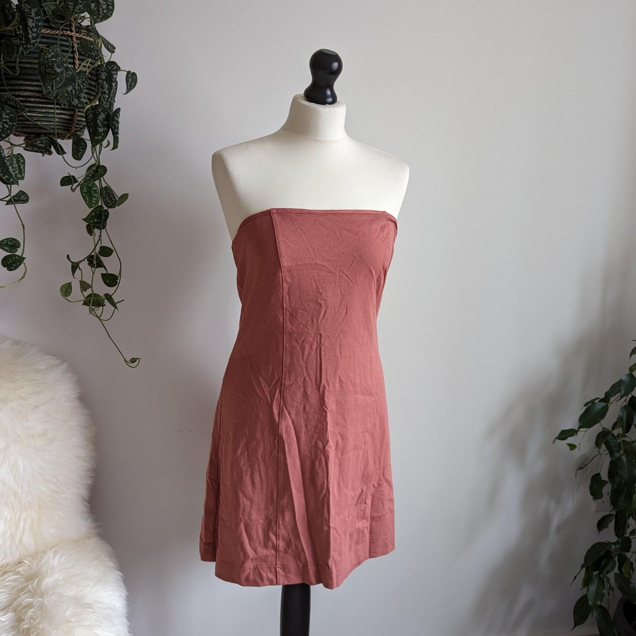 Free People Women's Pink Dress | Depop