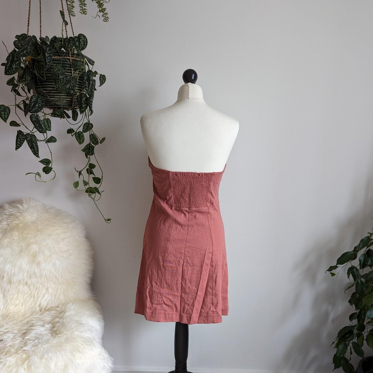 Free People Women's Pink Dress | Depop