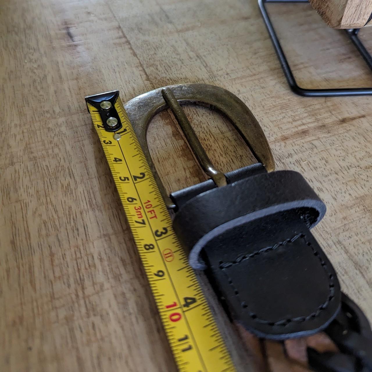 Free People Leather Backstage Belt S/M Black and... - Depop