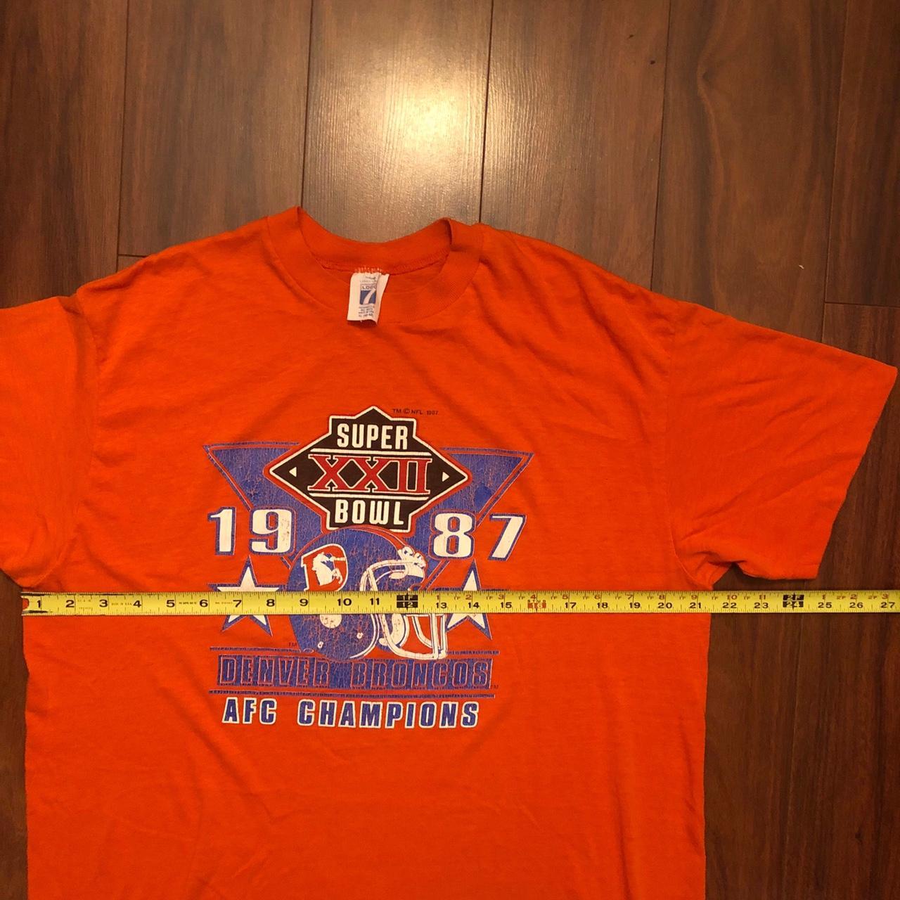 Vintage 90s Denver broncos nfl logo 7 graphic print - Depop