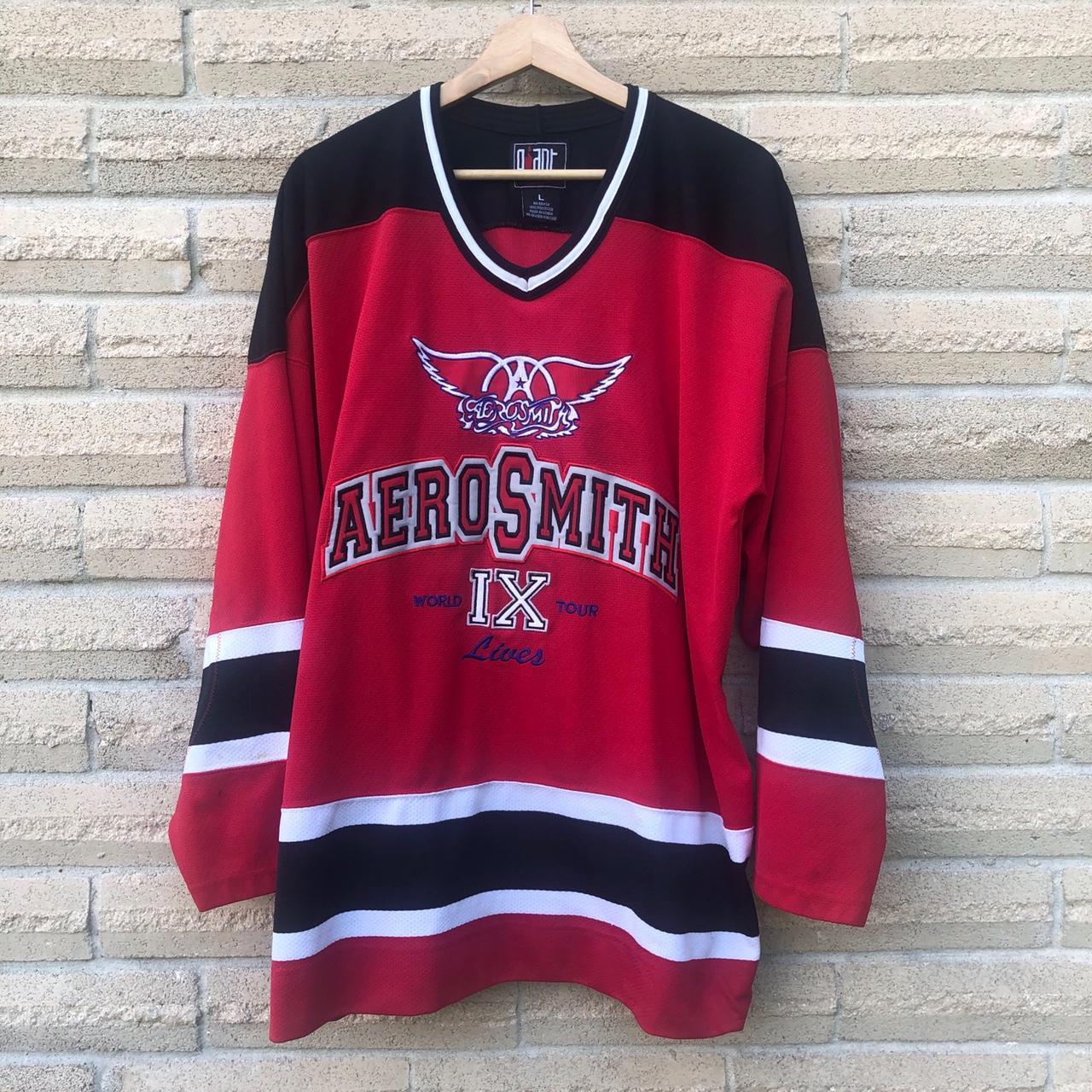 Vintage Aerosmith Nine Lives Hockey Jersey