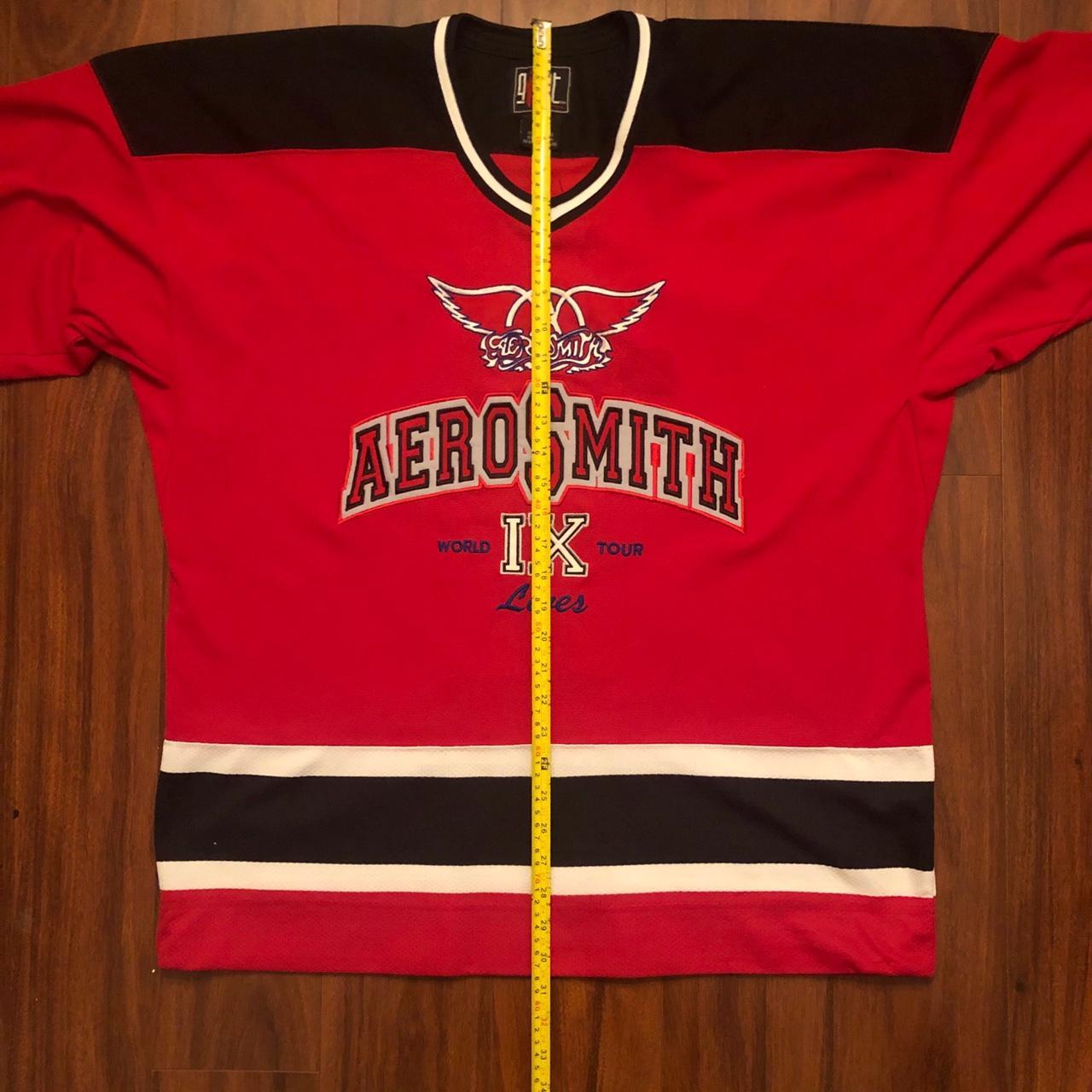 Aerosmith 9 Lives Red Hockey Jersey — BORIZ