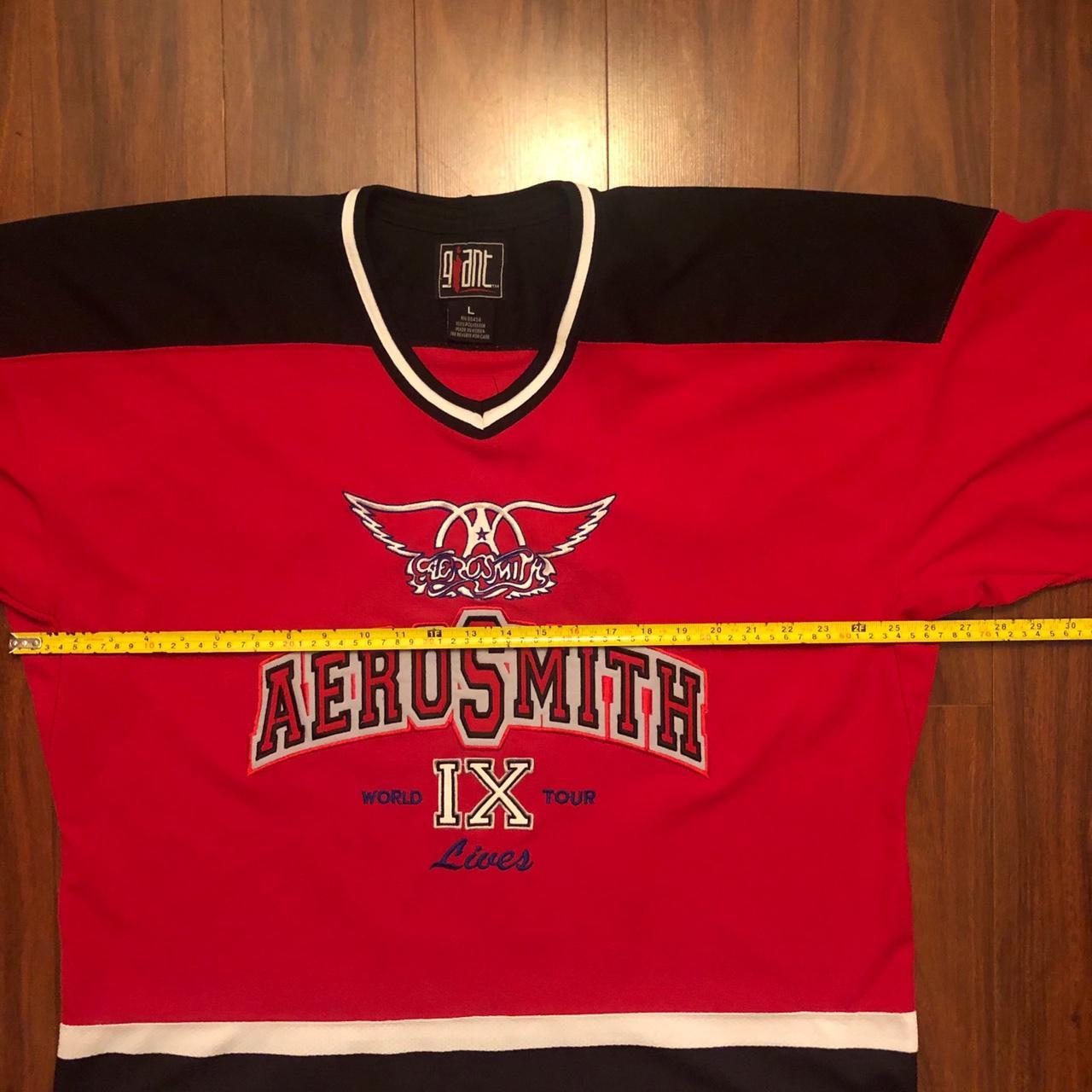 Aerosmith 9 Lives Red Hockey Jersey — BORIZ