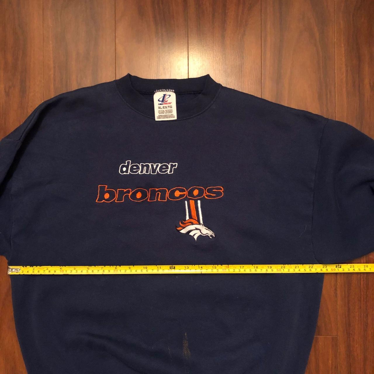 Vintage Embroidered Denver Broncos Crewneck - Depop